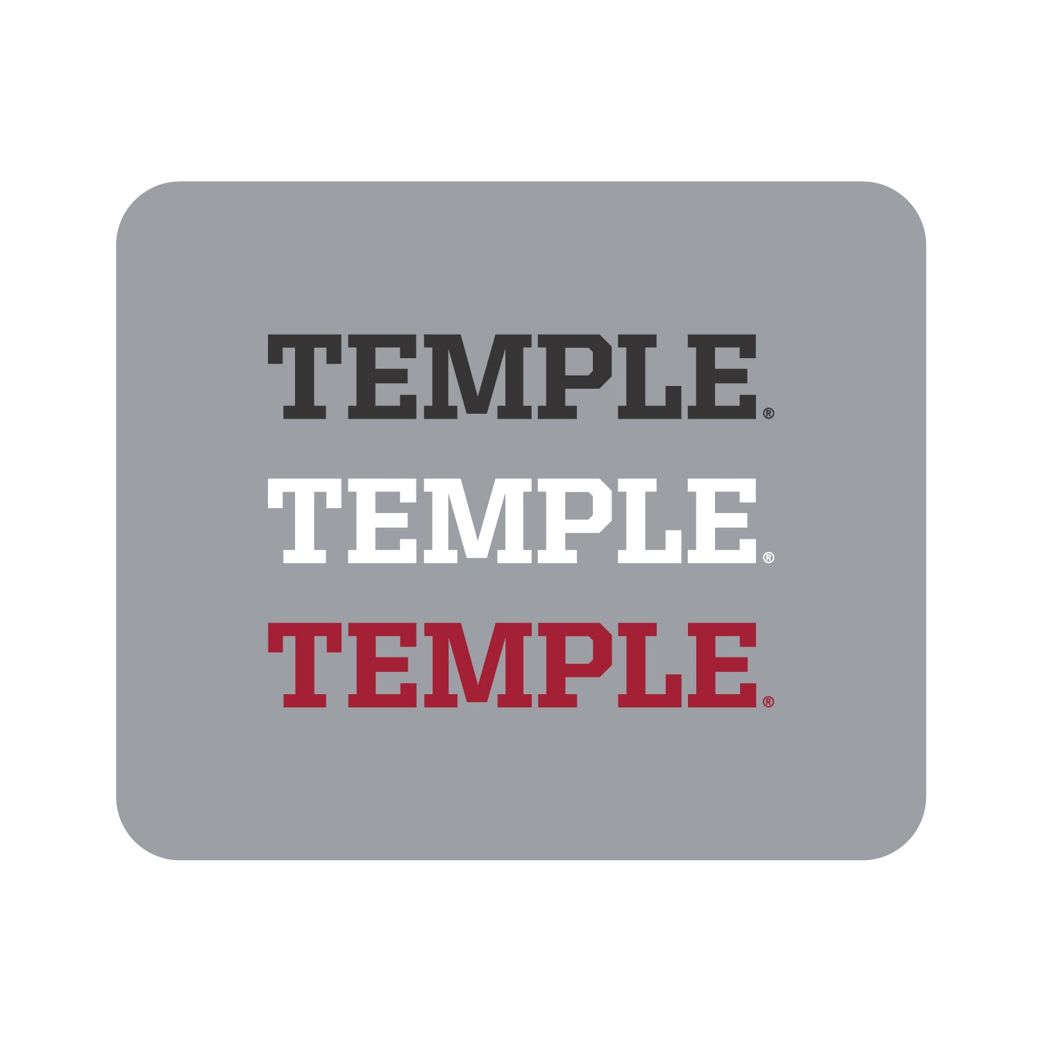 Mouse Pad, Fabric, Temple University