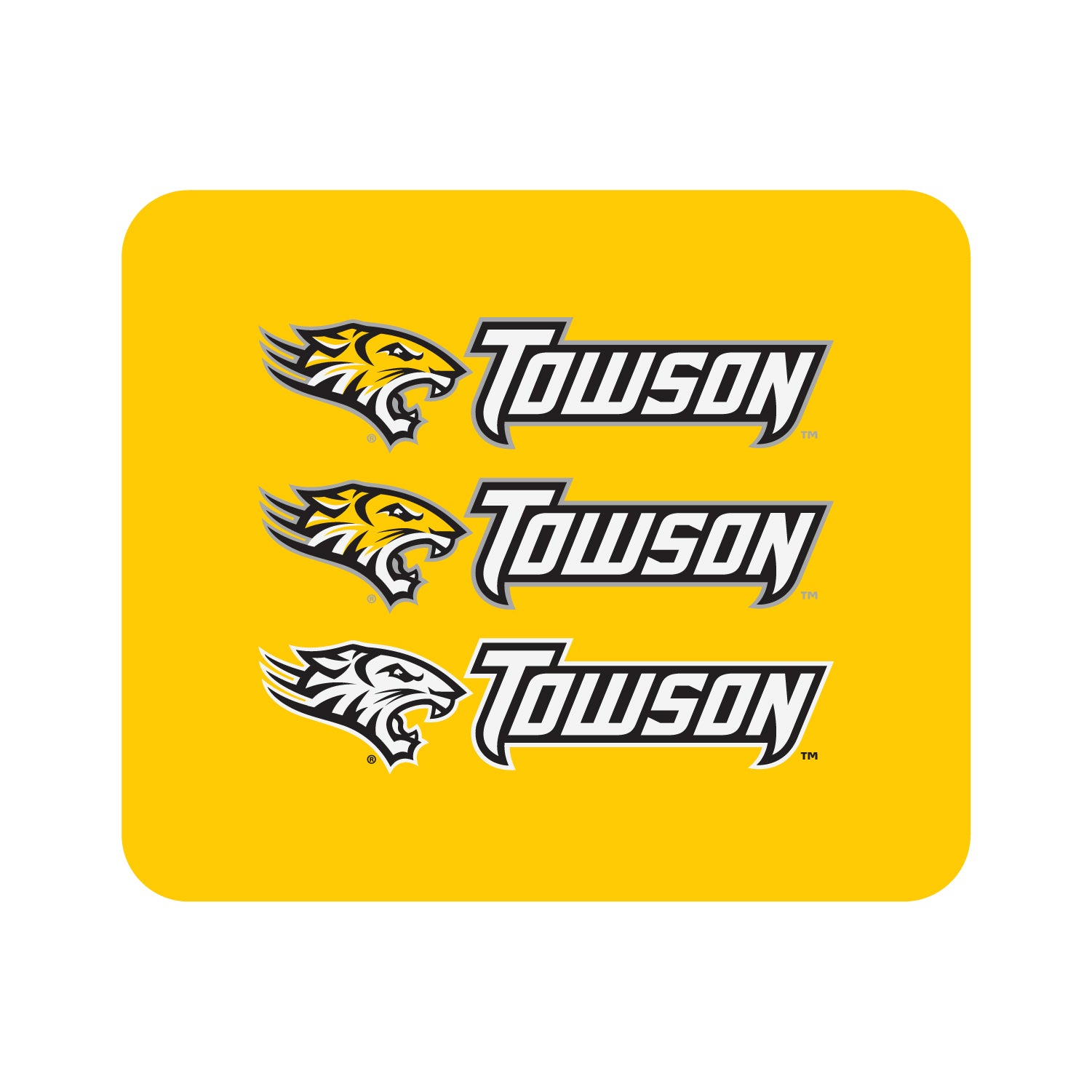 Mouse Pad, Fabric, Towson University