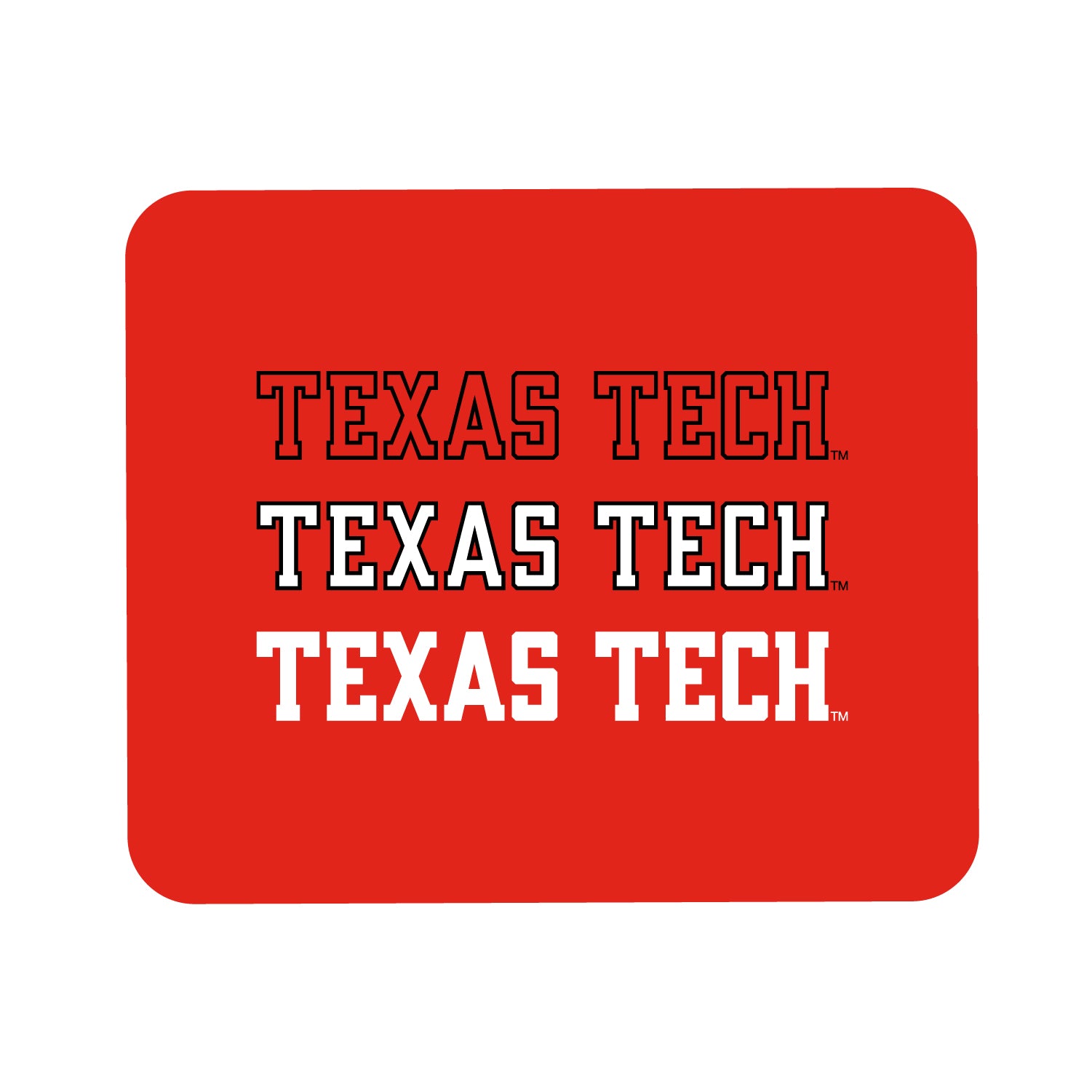 Mouse Pad, Fabric, Texas Tech University