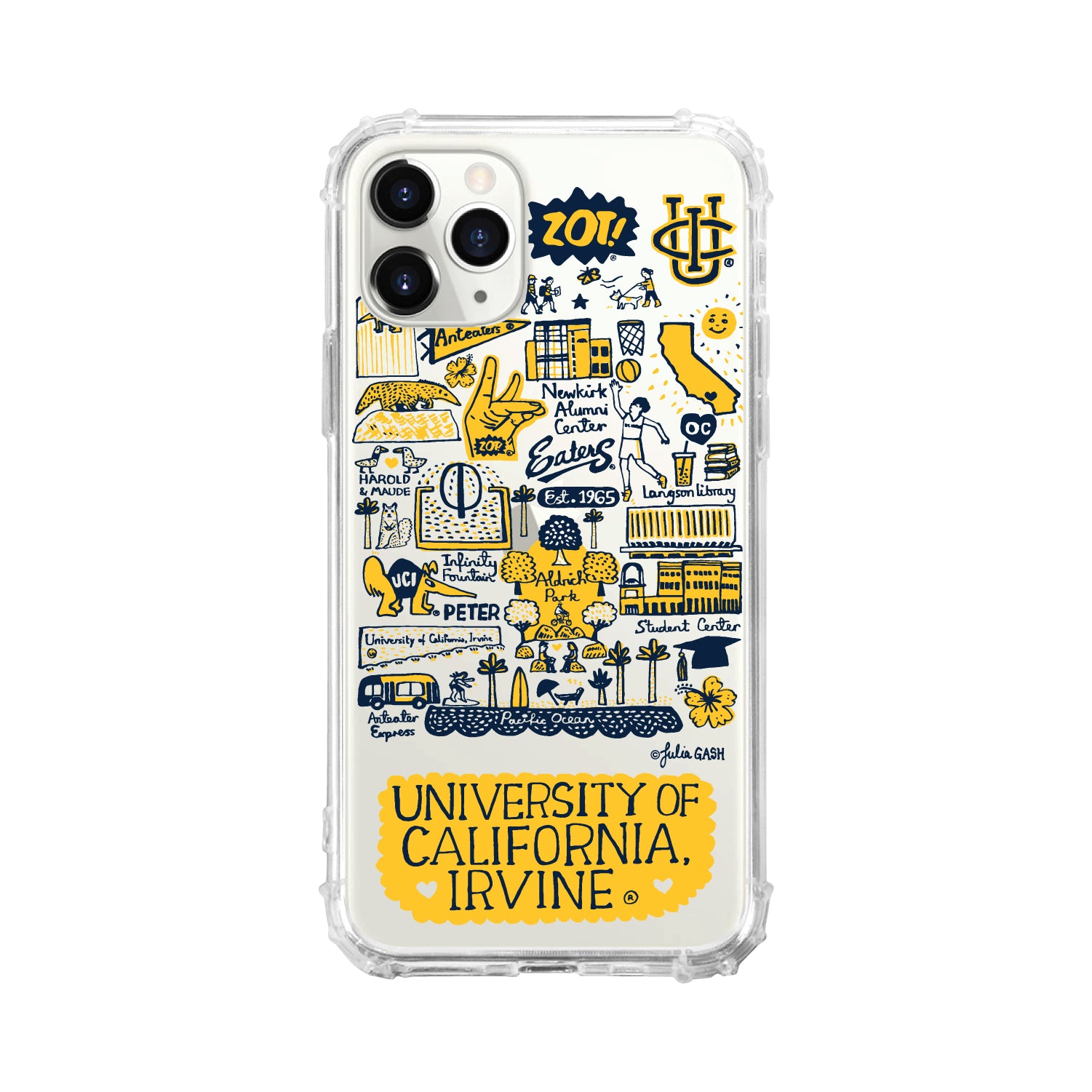 Phone Case, Tough Edge, University of California-Irvine