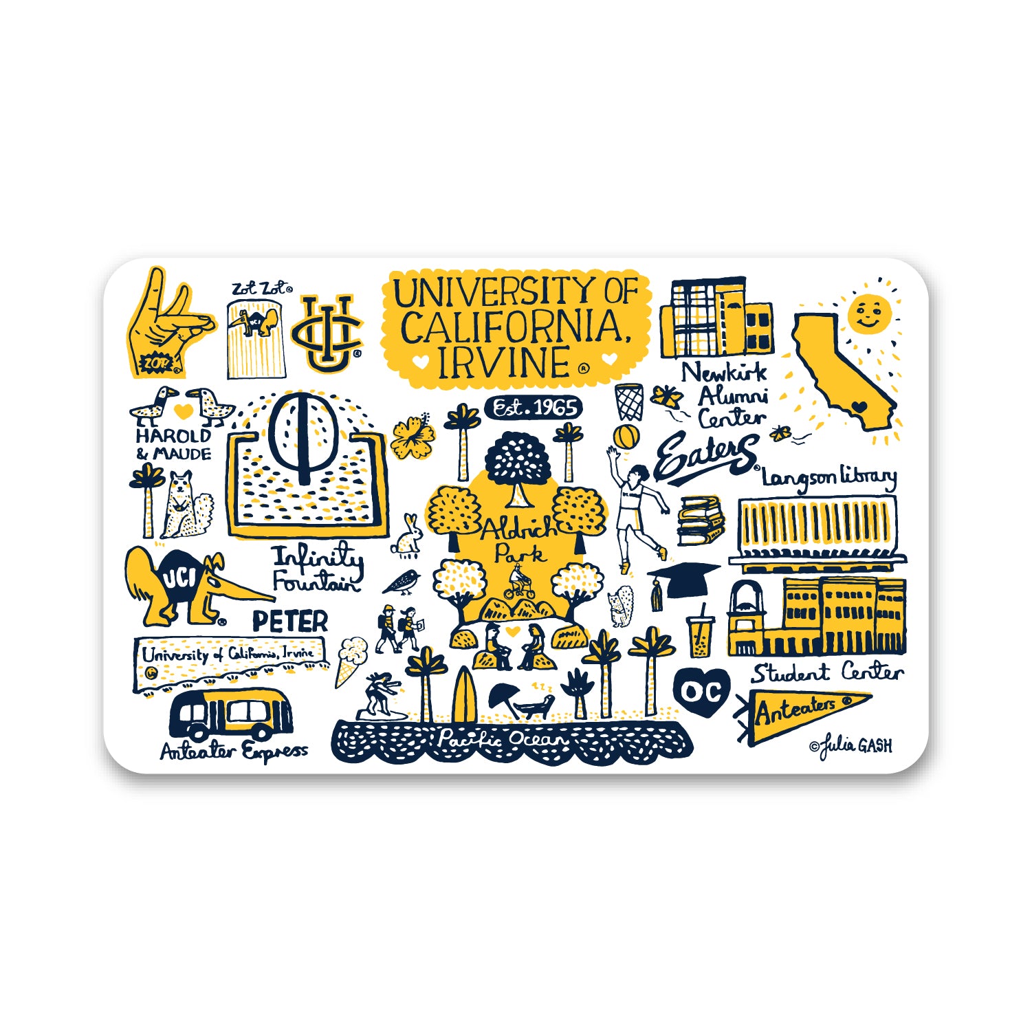 Mouse Pad, Fabric, University of California-Irvine