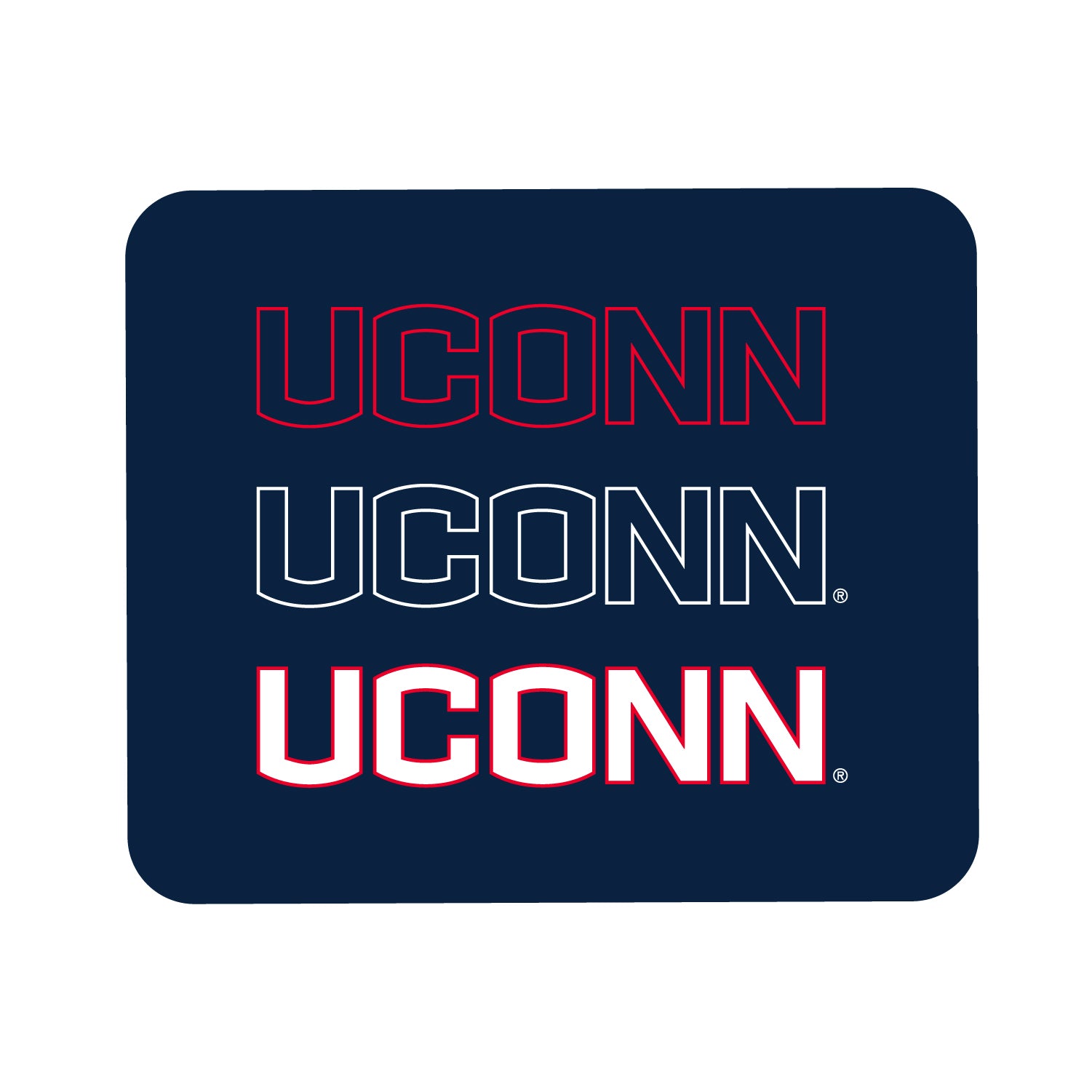 Mouse Pad, Fabric, University of Connecticut