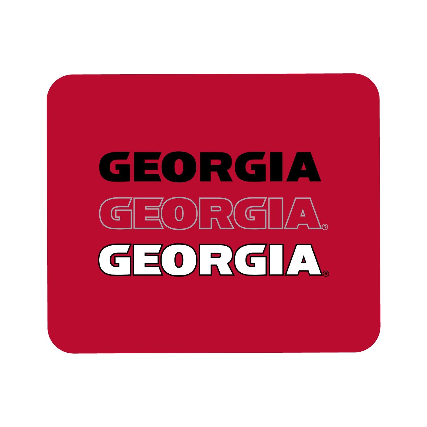 Mouse Pad, Fabric, University of Georgia