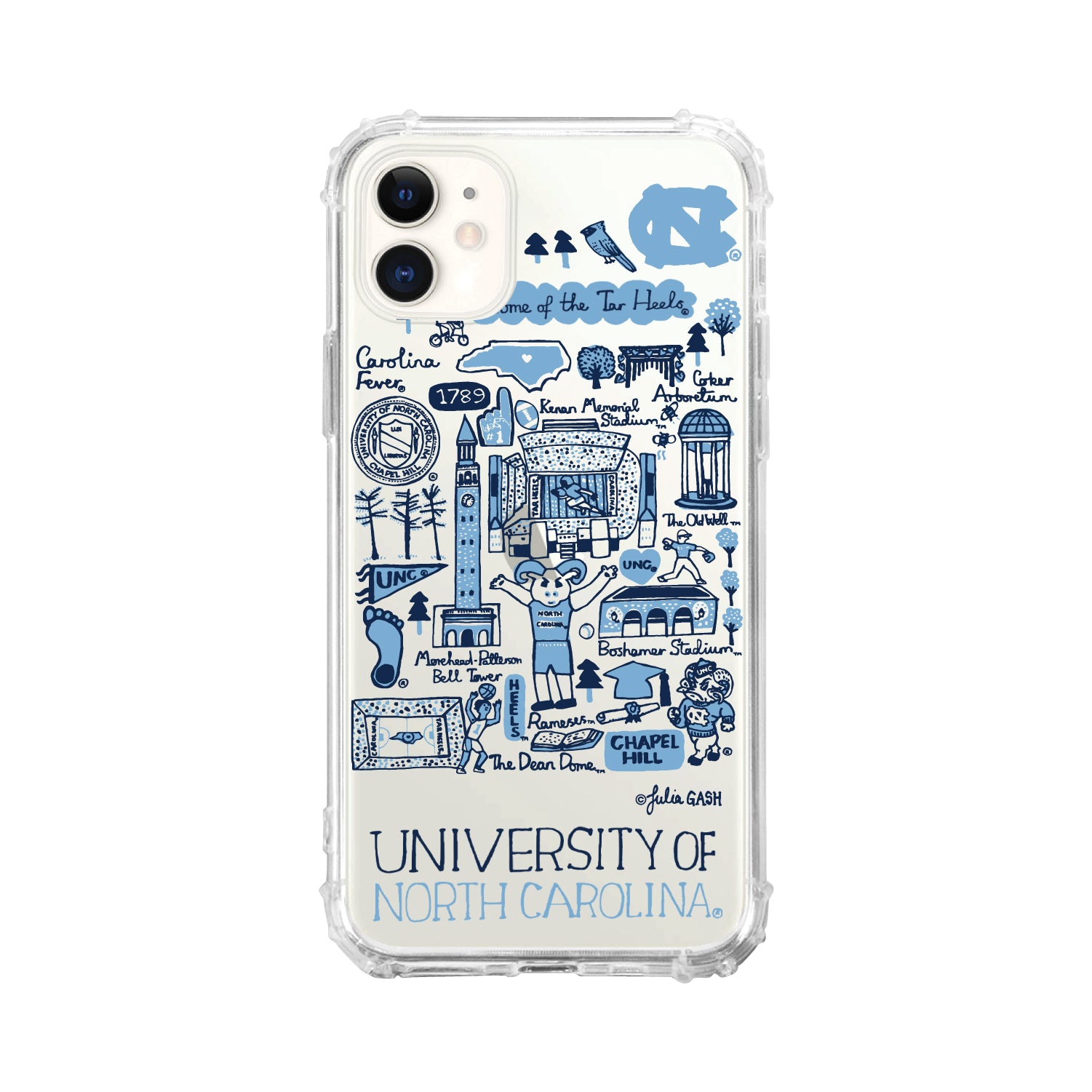 Phone Case, Tough Edge, University of North Carolina