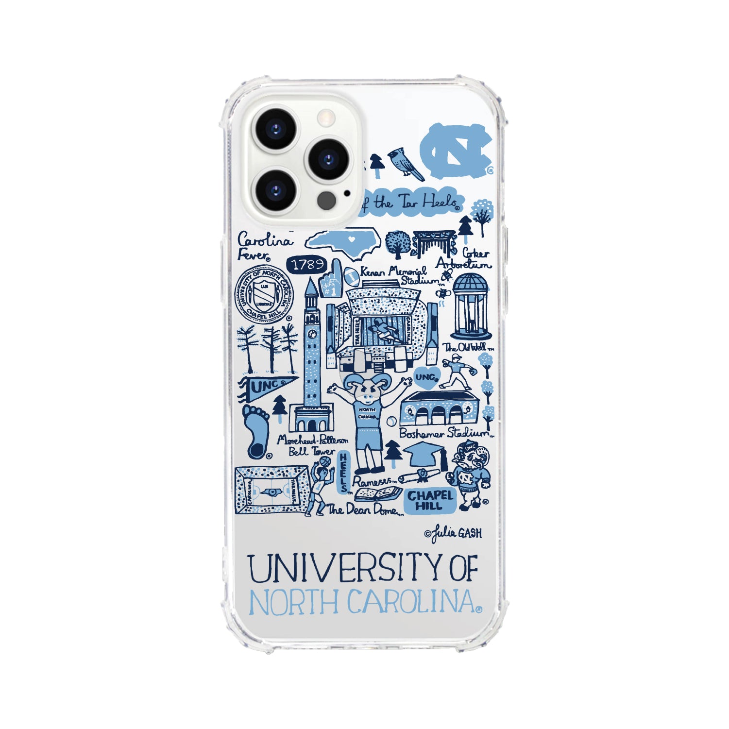 Phone Case, Tough Edge, University of North Carolina