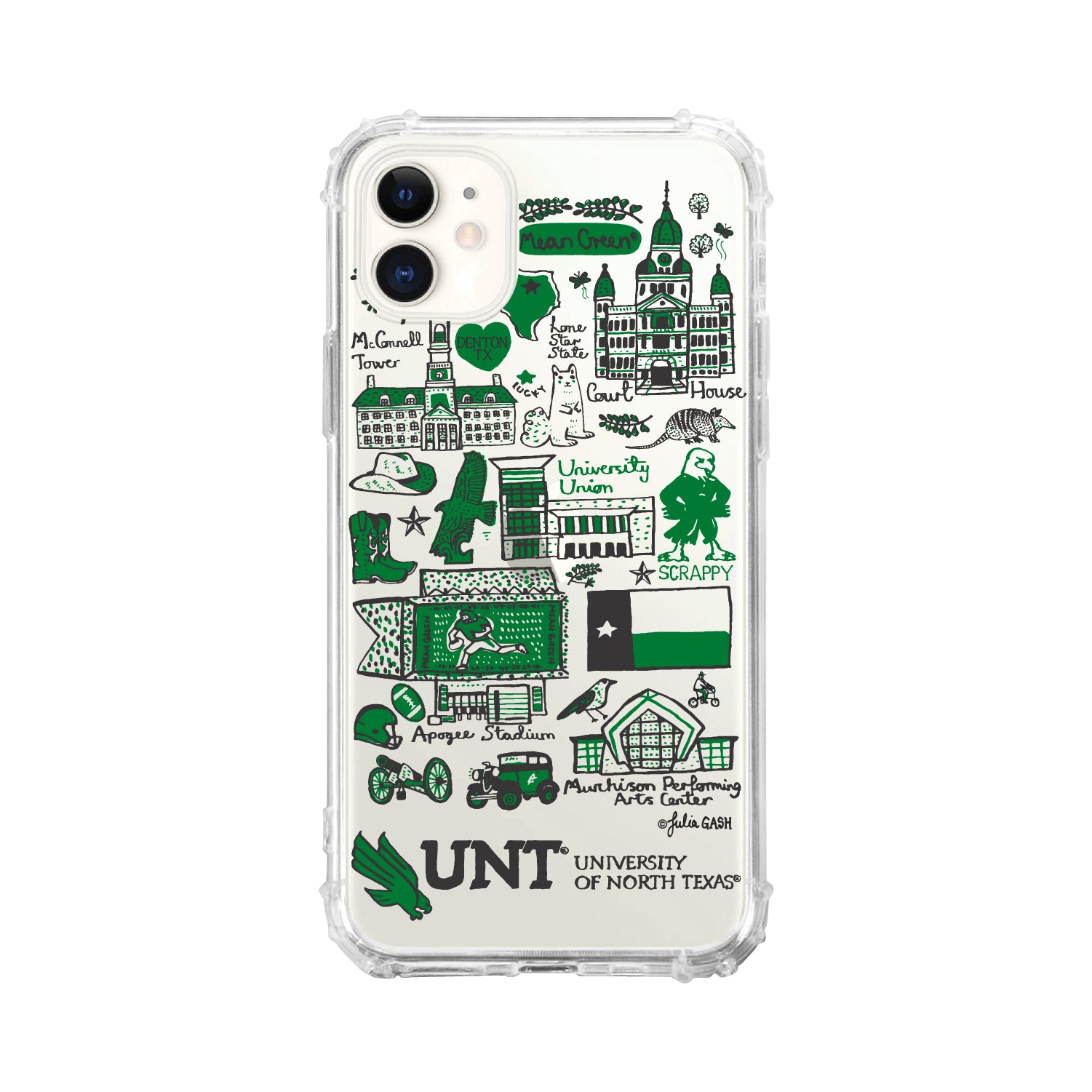 Phone Case, Tough Edge, University of North Texas