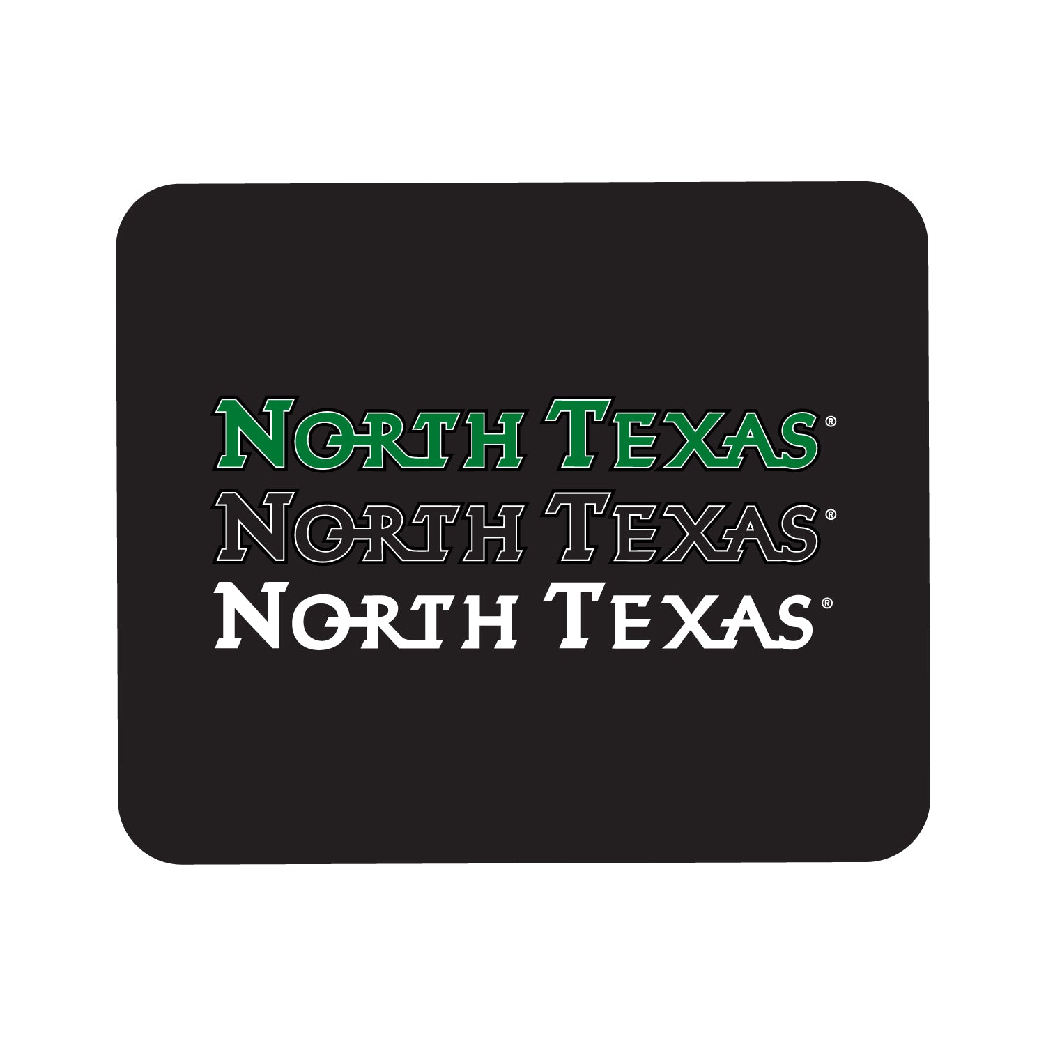 Mouse Pad, Fabric, University of North Texas