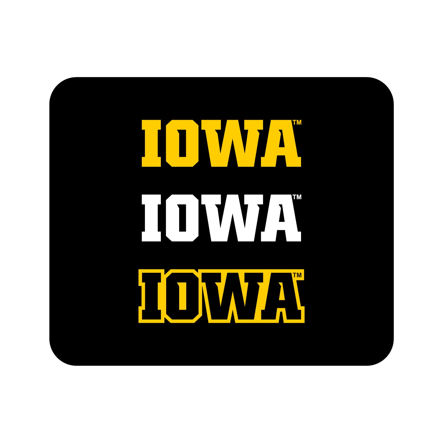 Mouse Pad, Fabric, The University of Iowa