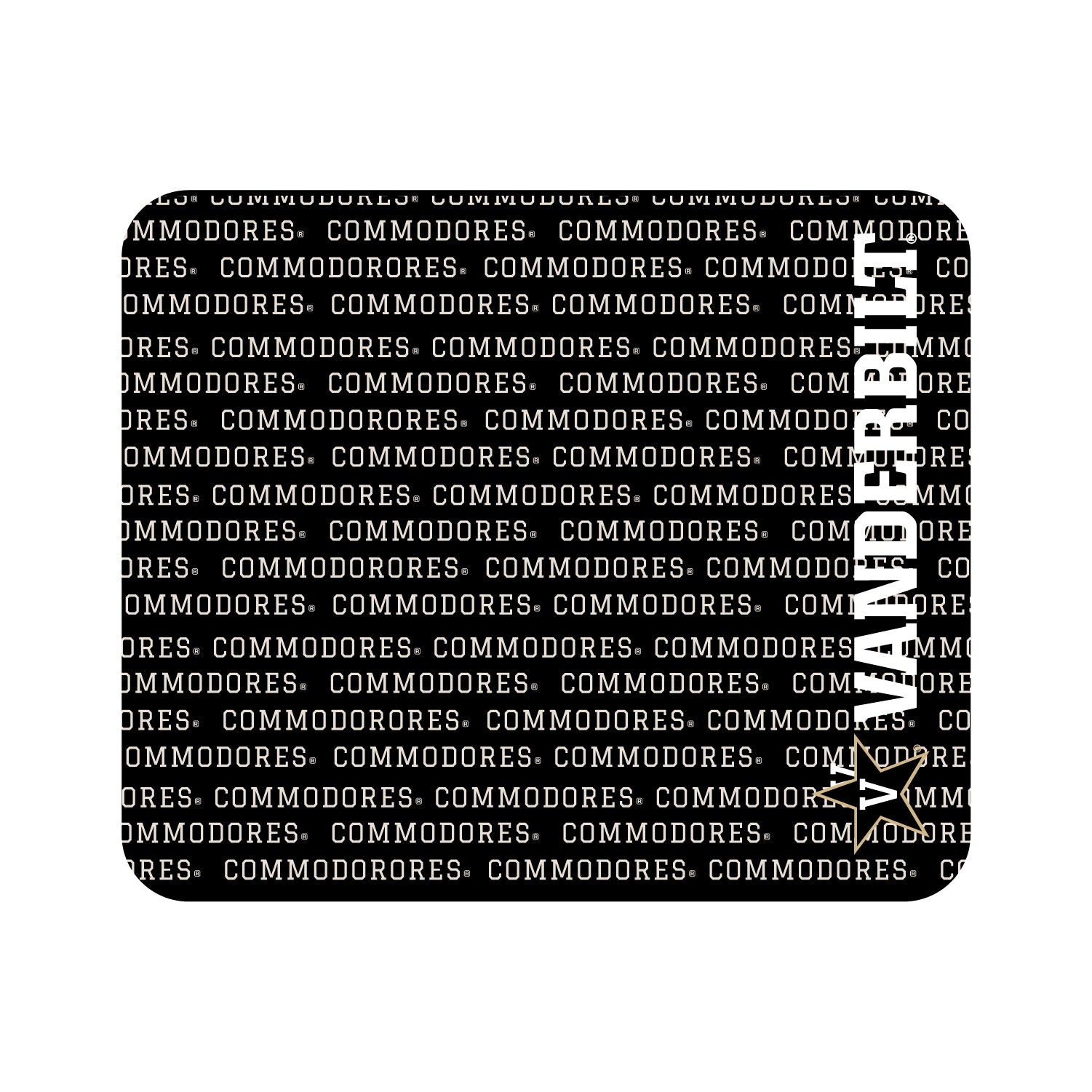 Mouse Pad, Fabric, Vanderbilt University