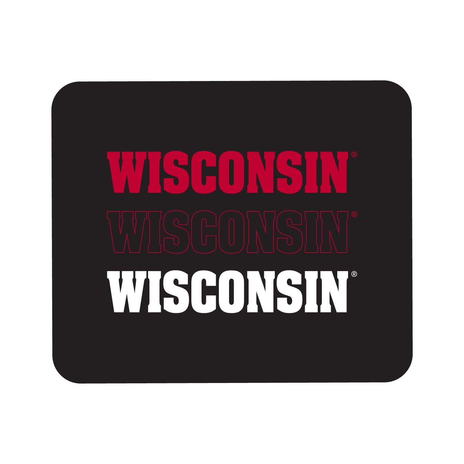 Mouse Pad, Fabric, University of Wisconsin - Madison