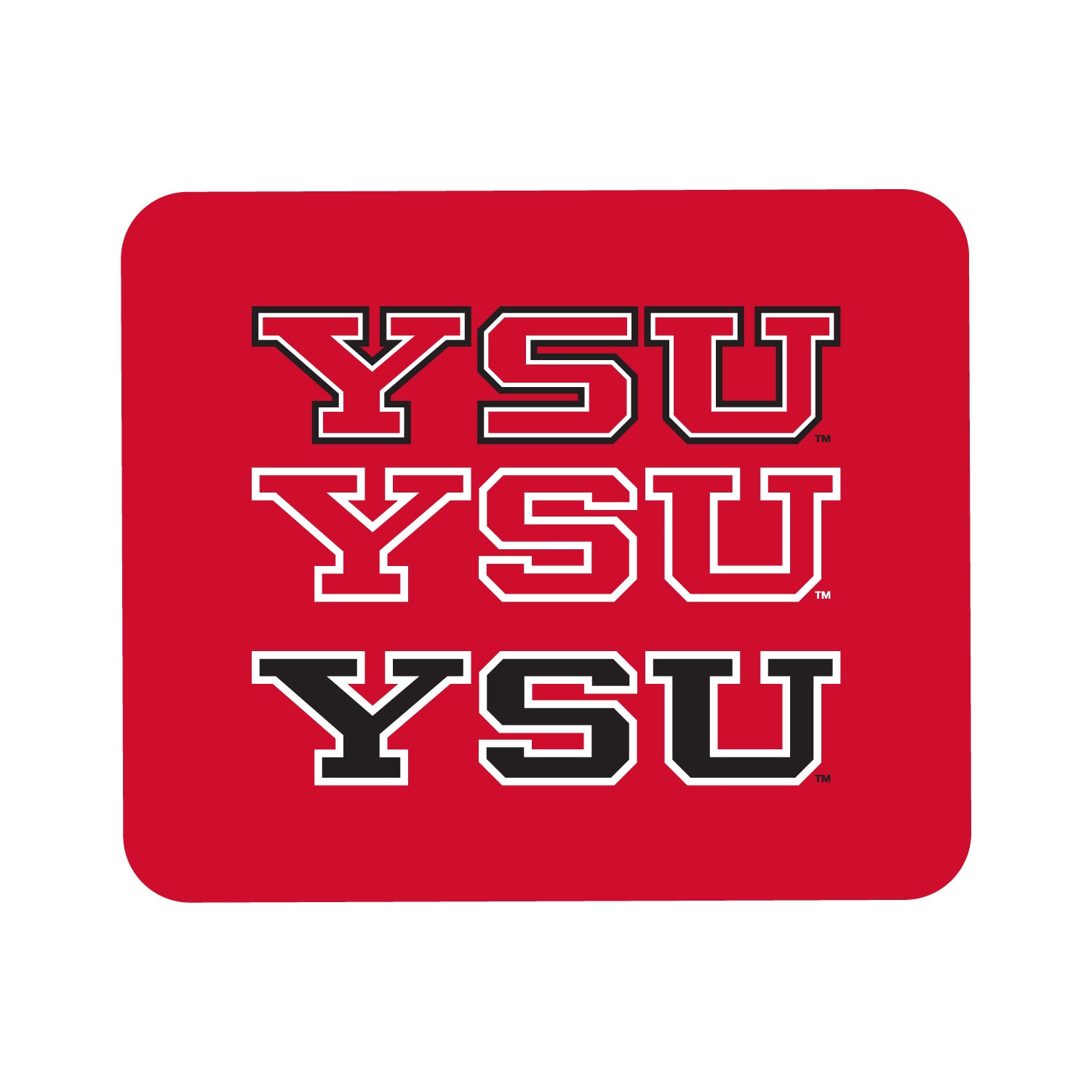 Mouse Pad, Fabric, Youngstown State University