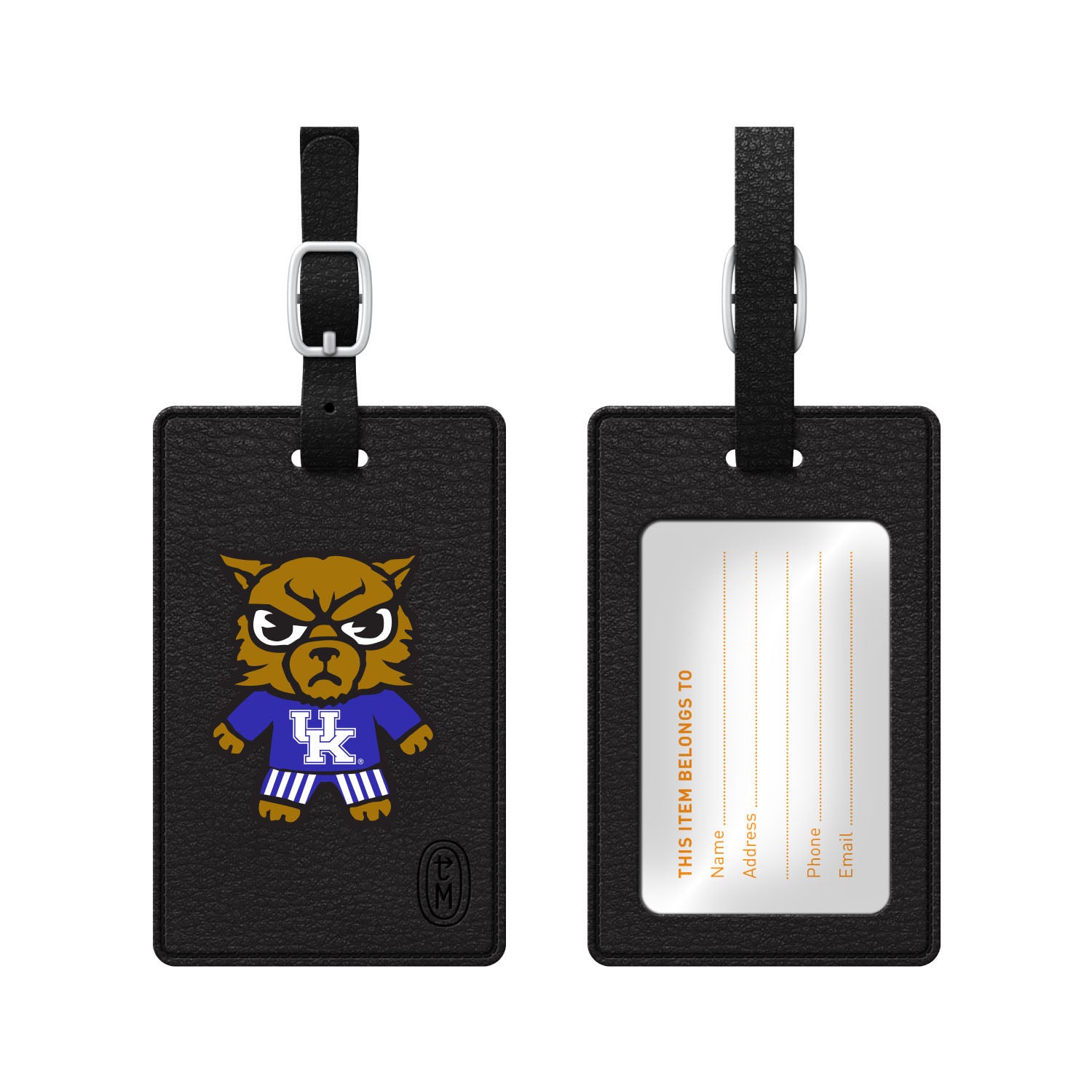 University of Kentucky Faux Leather Luggage Tag