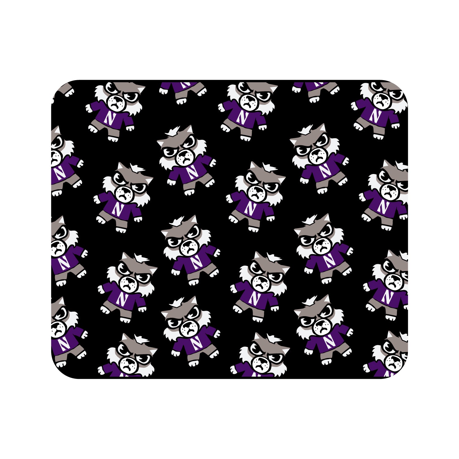 Mouse Pad, Fabric, Northwestern University