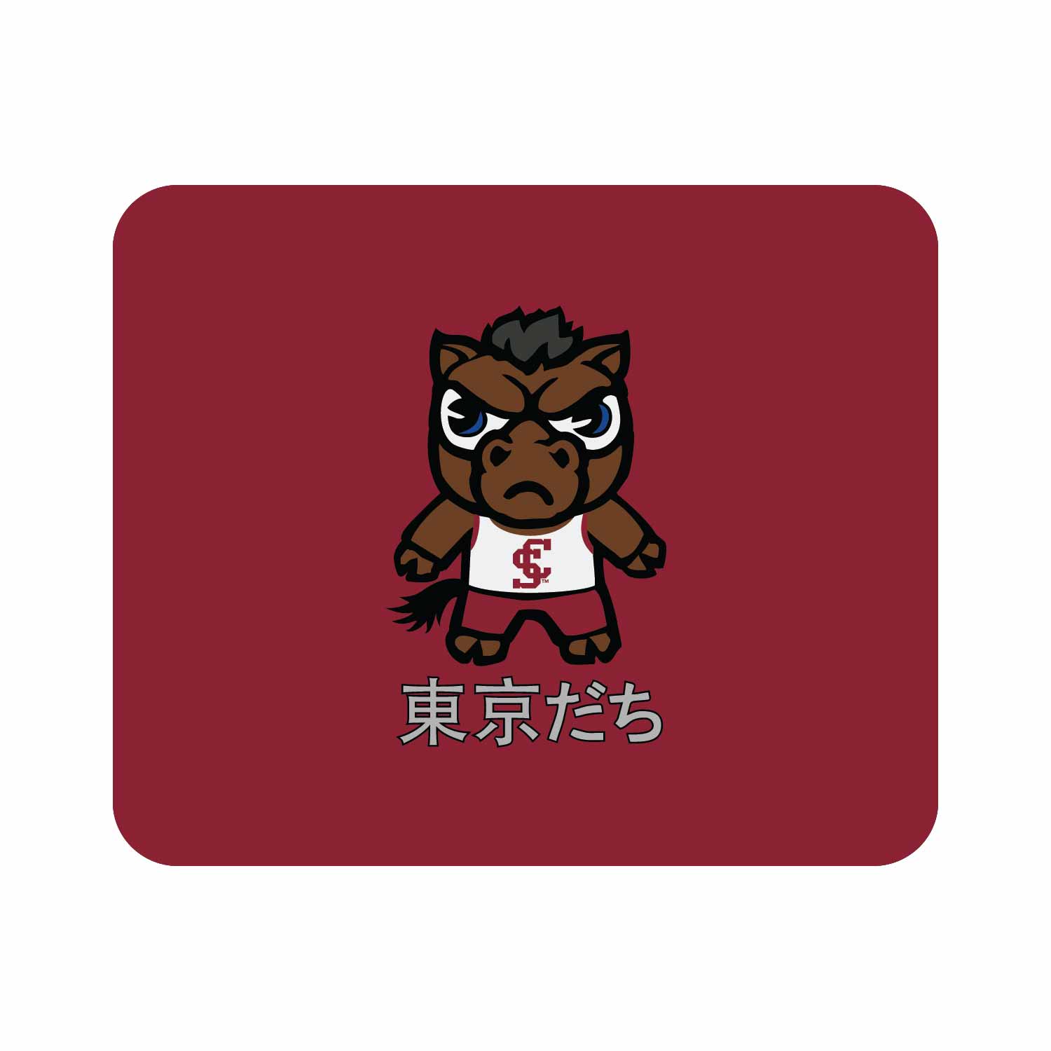 Mouse Pad, Fabric, Santa Clara University