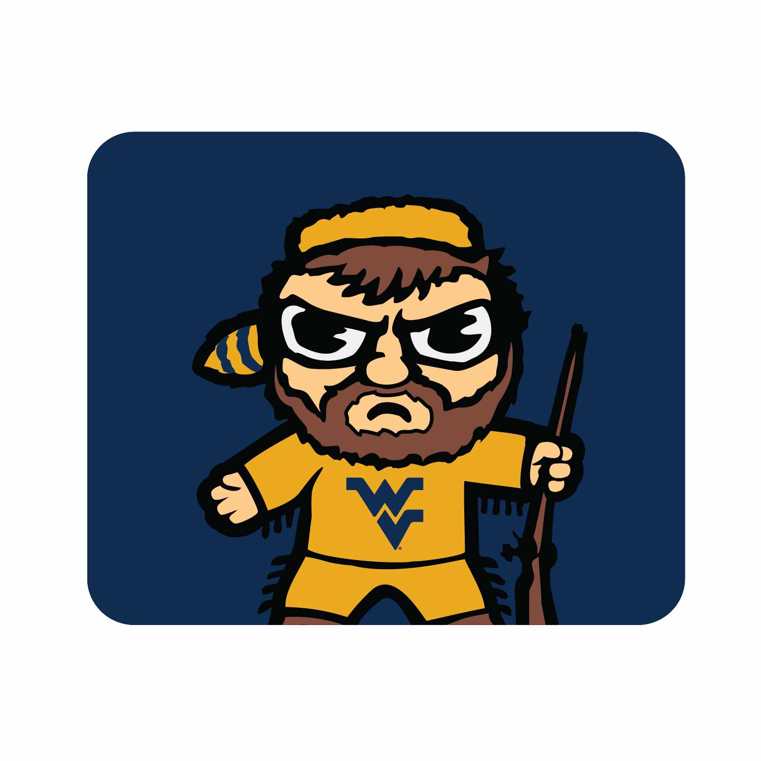 Mouse Pad, Fabric, West Virginia University