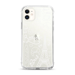 Phone Case, Tough Edge, Bonjour Paris