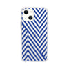 iPhone Tough Edge Case, Abstract French Blue