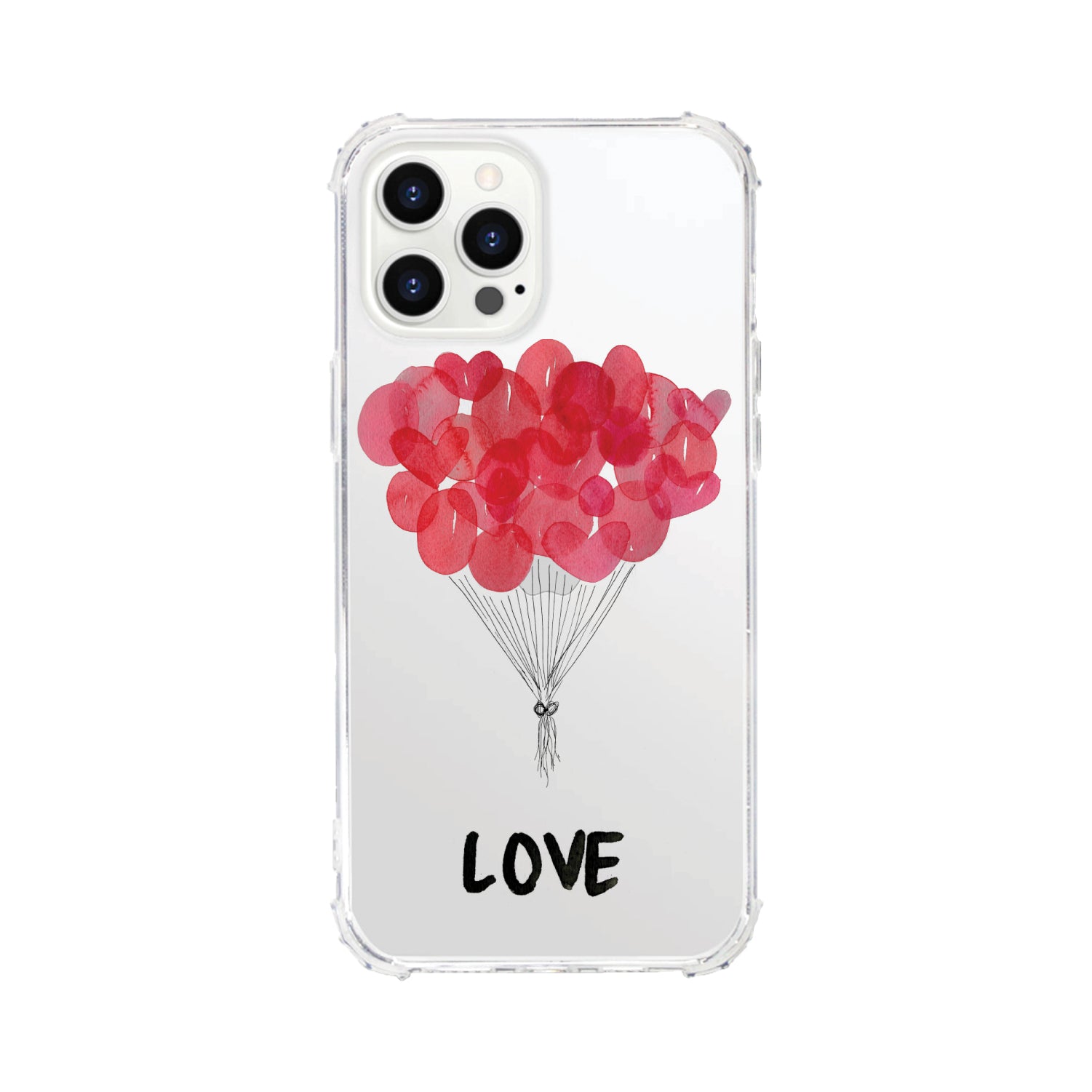 Phone Case, Tough Edge, Balloon Love