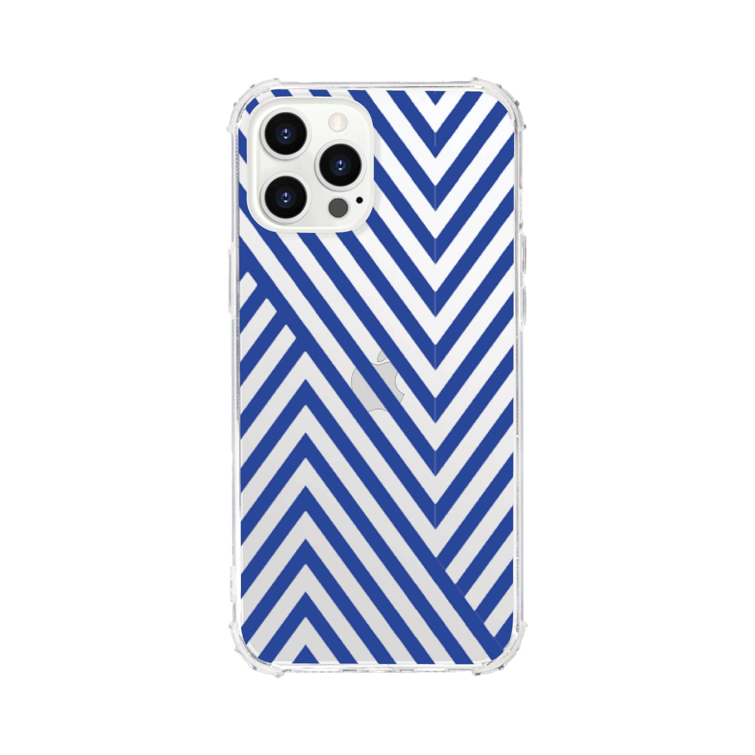 iPhone Tough Edge Case, Abstract French Blue