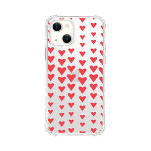 iPhone Tough Edge Case, Falling Hearts