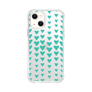 iPhone Tough Edge Case, Falling Hearts