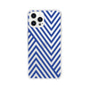 iPhone Tough Edge Case, Abstract French Blue