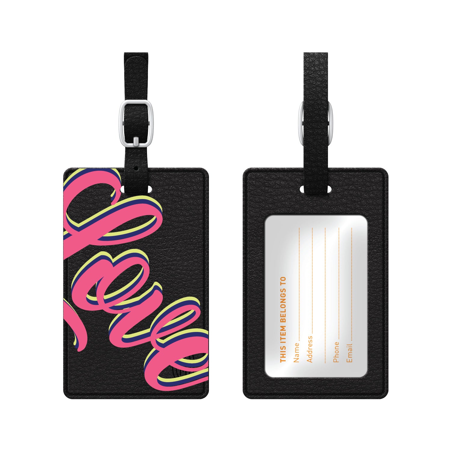 Neon Love Luggage Tag | OTM Essentials