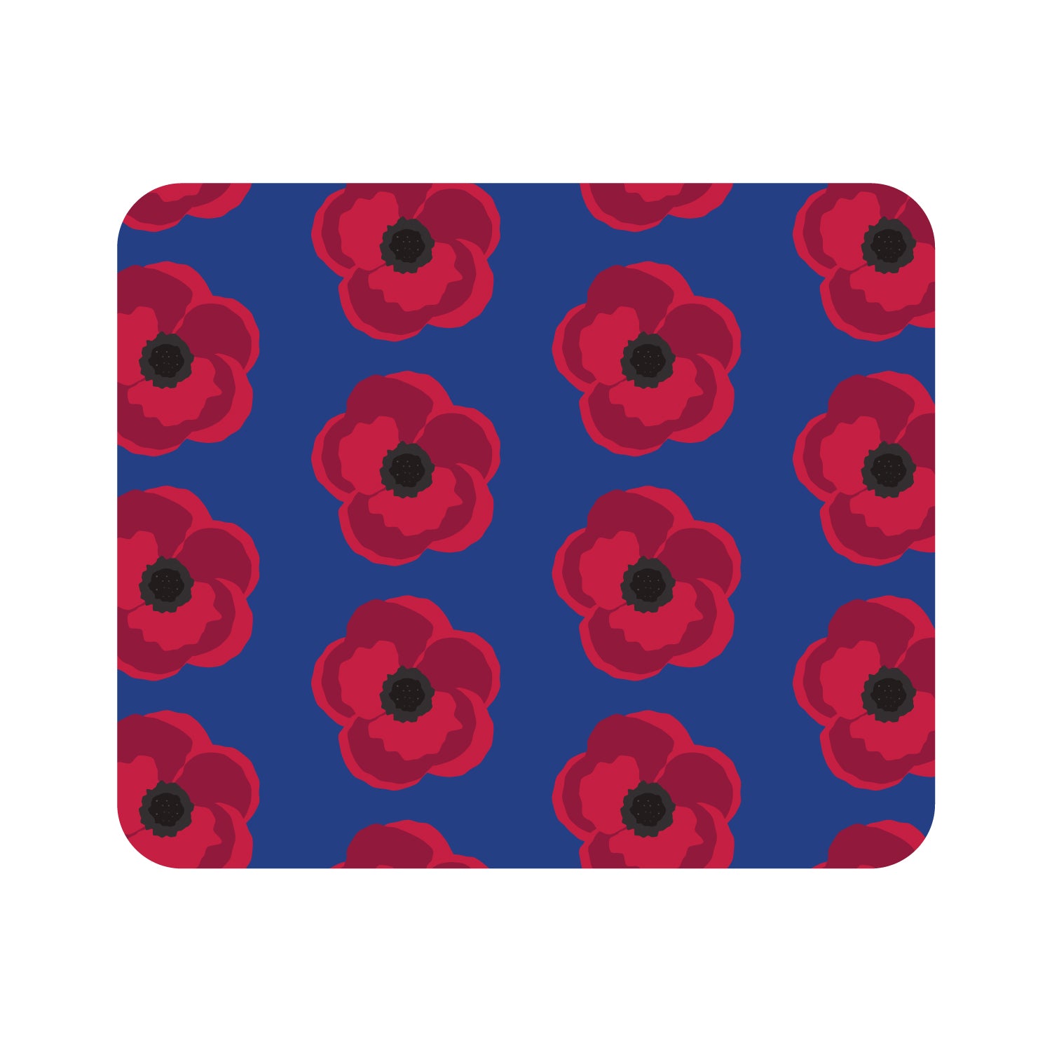 Mouse Pad, Poppies All Over