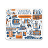 Mouse Pad, Fabric, Bucknell University