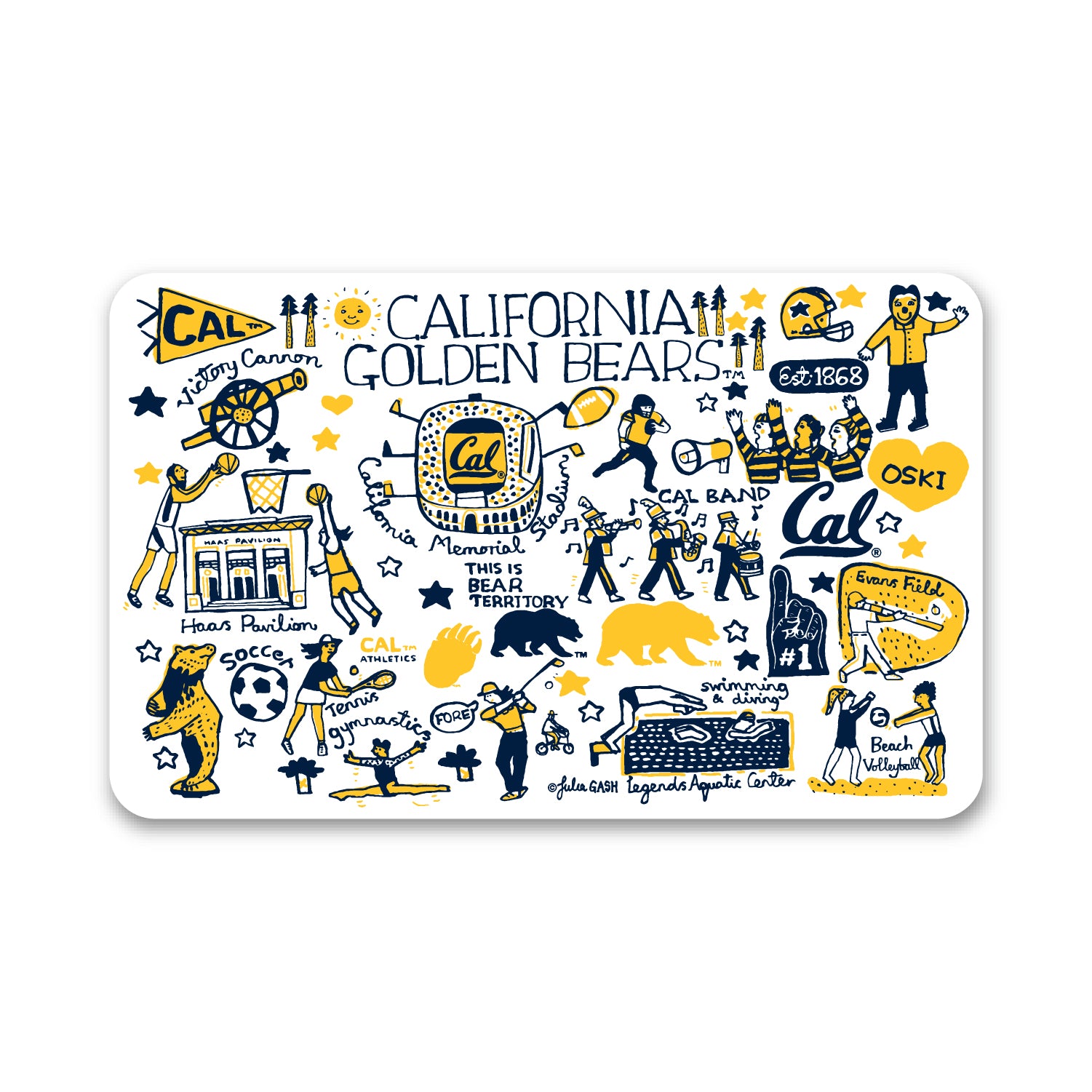 Mouse Pad, Fabric, University of California - Berkeley