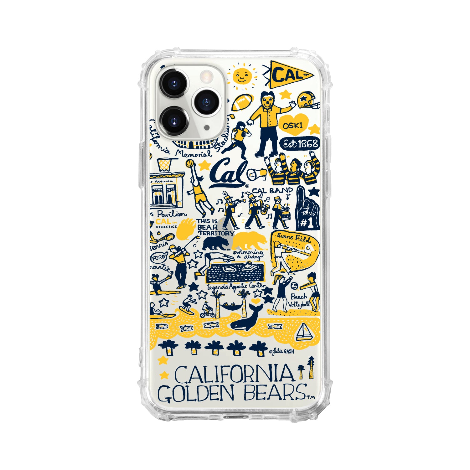 Phone Case, Tough Edge, University of California - Berkeley