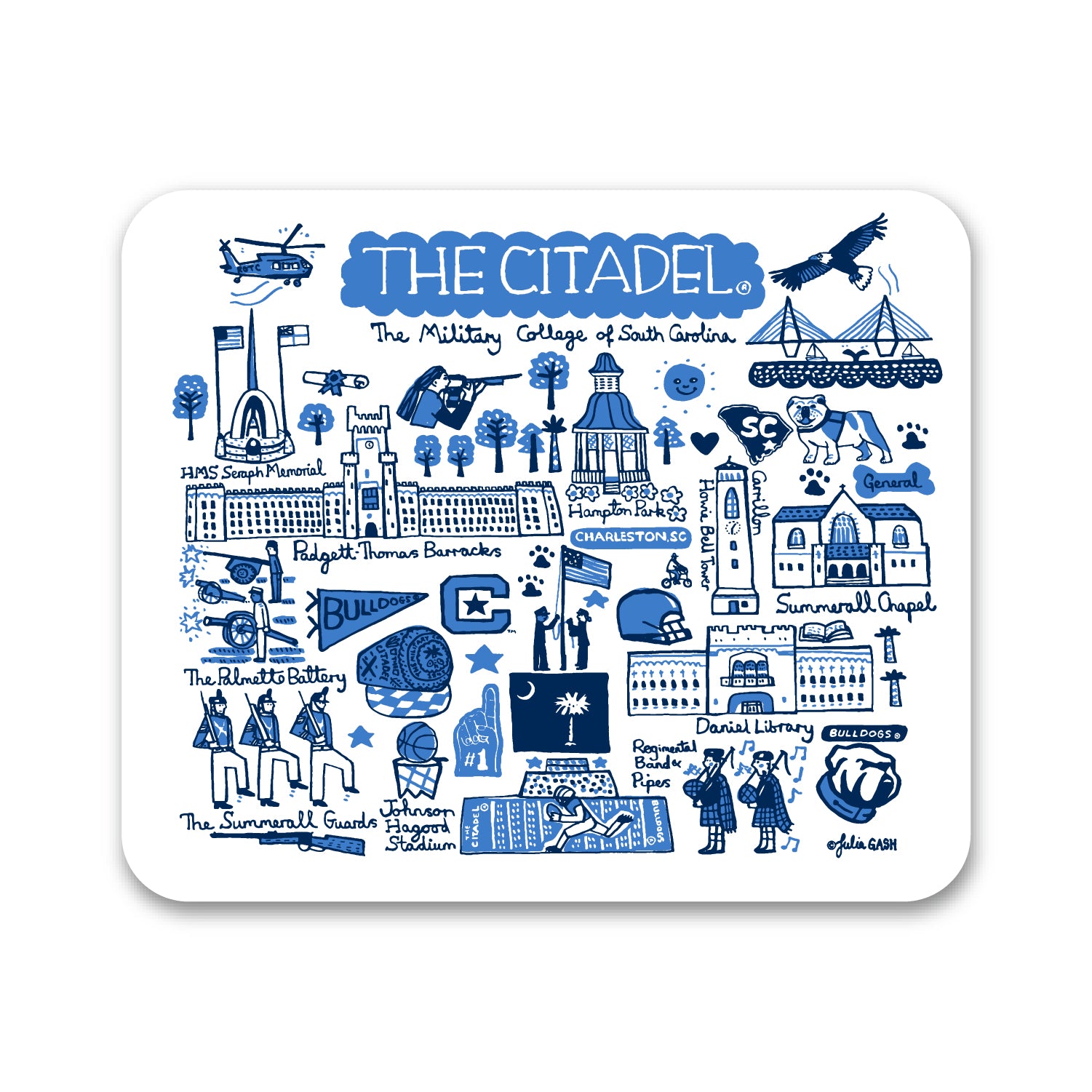 Mouse Pad, Fabric, The Citadel