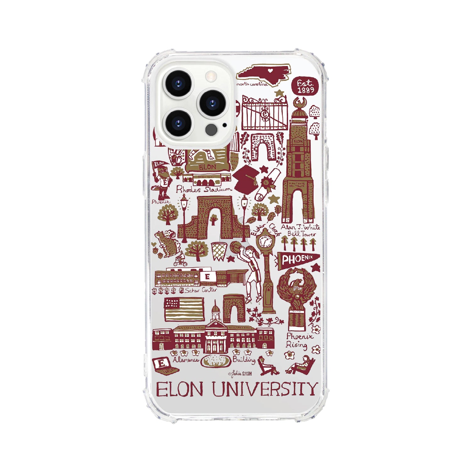 Phone Case, Tough Edge, Elon University