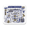 Mouse Pad, Fabric, Emory University