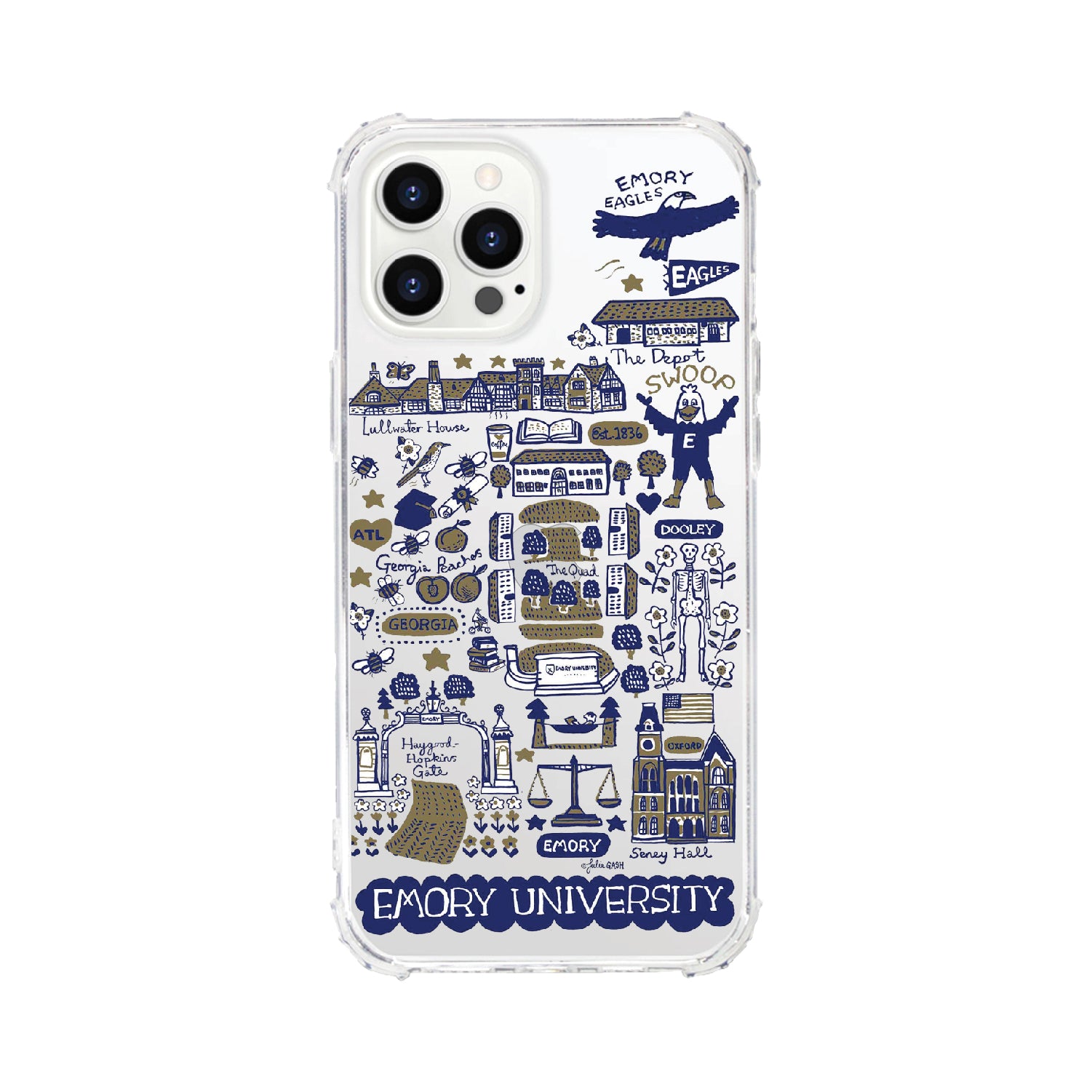 Phone Case, Tough Edge, Emory University