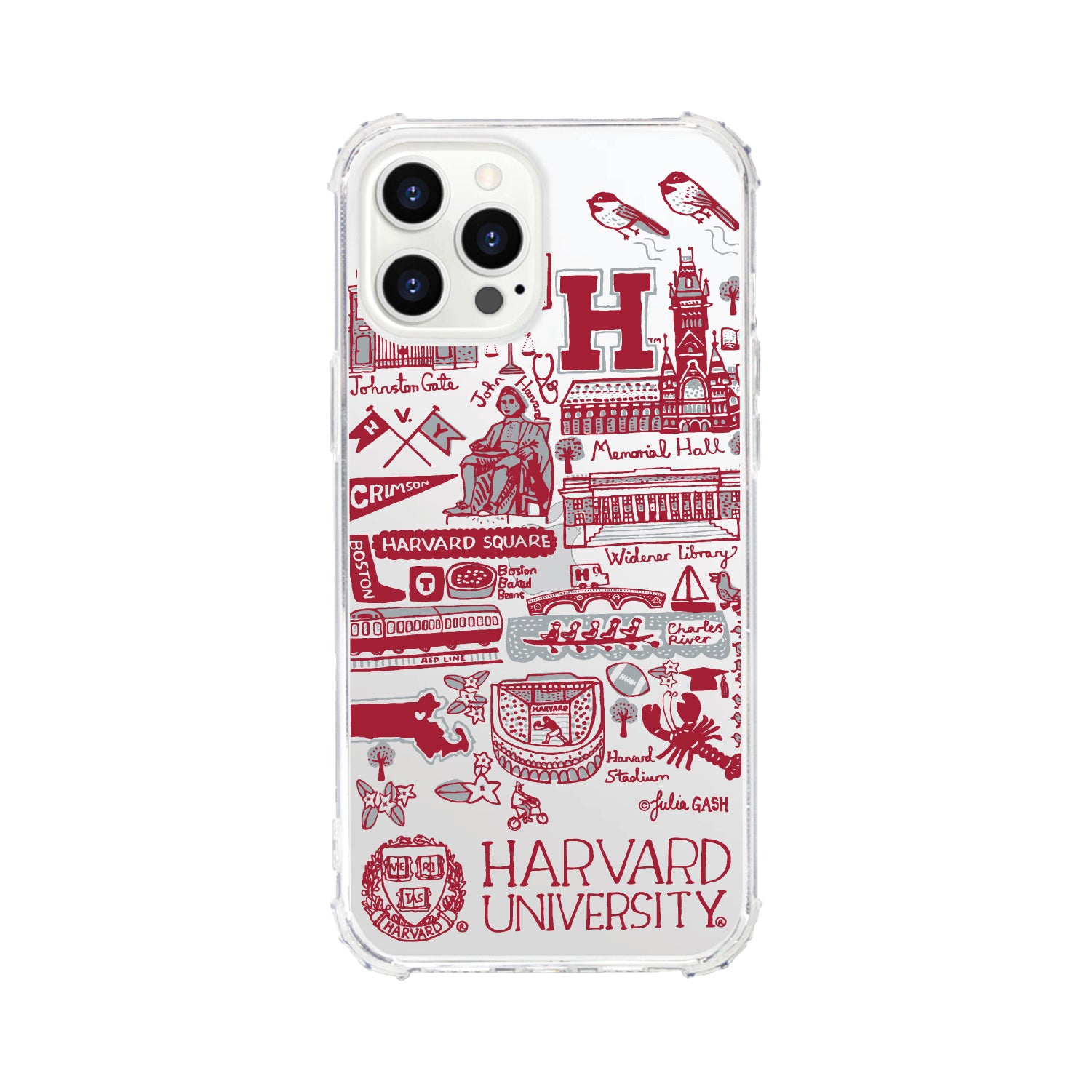 Phone Case, Tough Edge, Harvard University