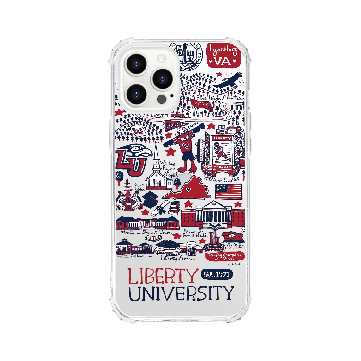 Phone Case, Tough Edge, Liberty University