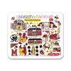 Mouse Pad, Fabric, University of Maryland