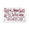 Mouse Pad, Fabric, Mississippi State University