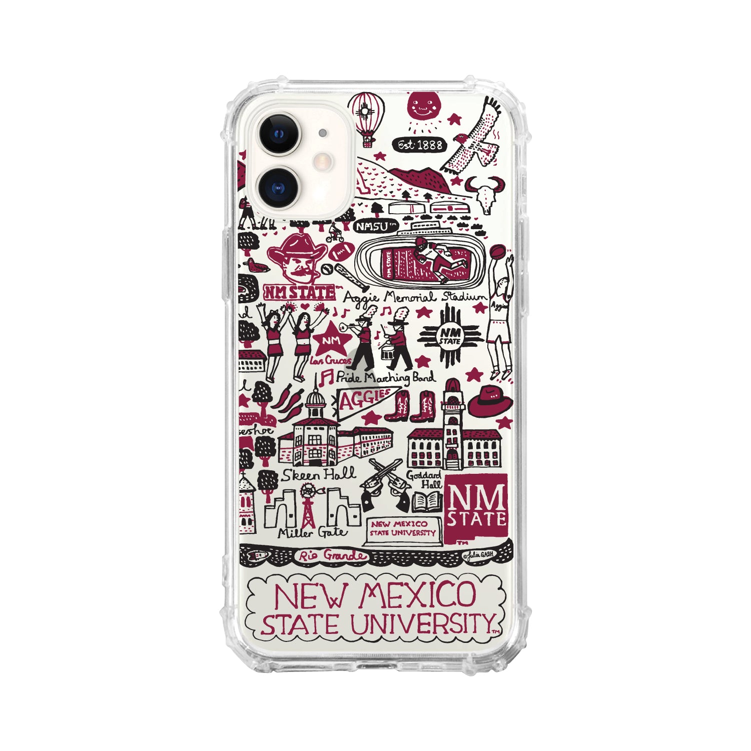 Phone Case, Tough Edge, New Mexico State University