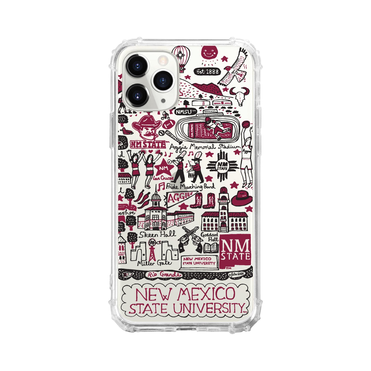 Phone Case, Tough Edge, New Mexico State University