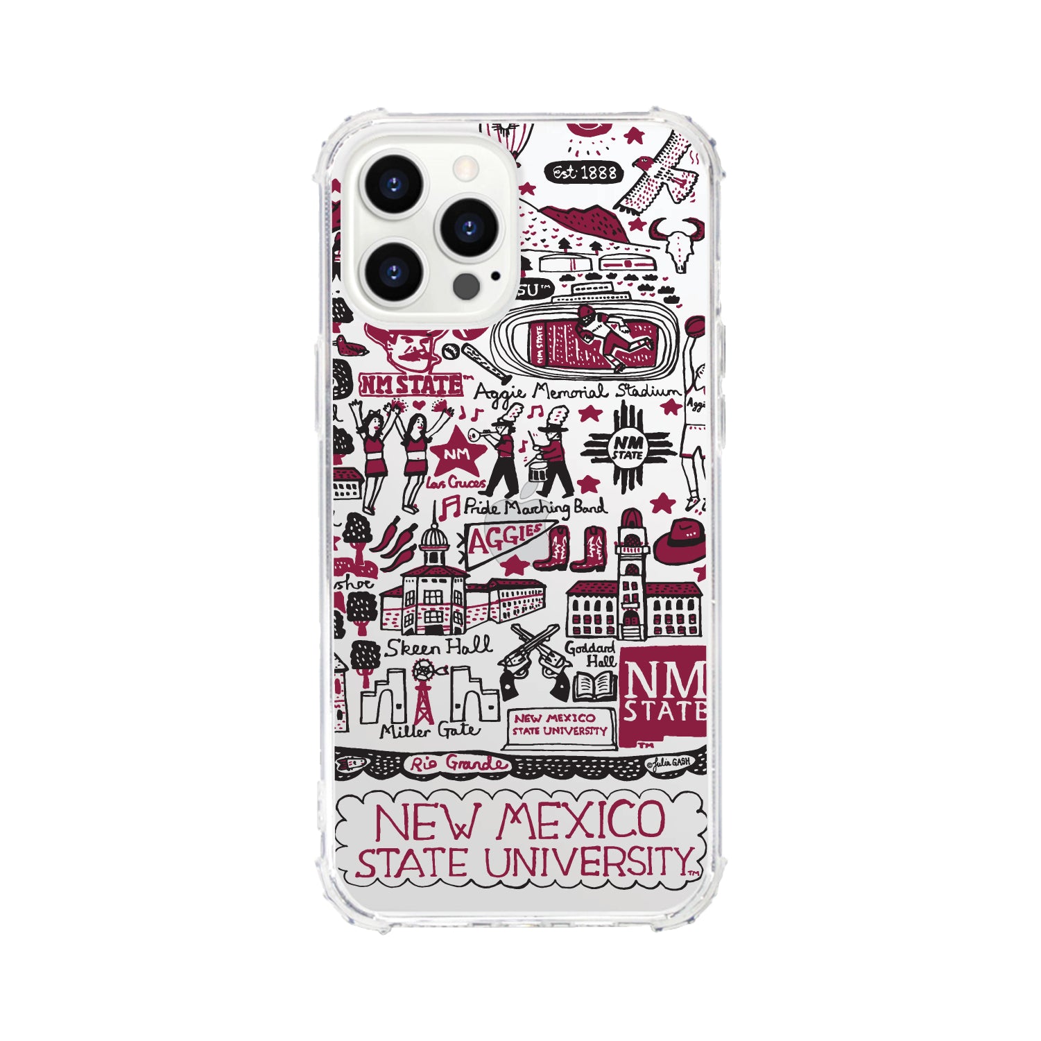 Phone Case, Tough Edge, New Mexico State University