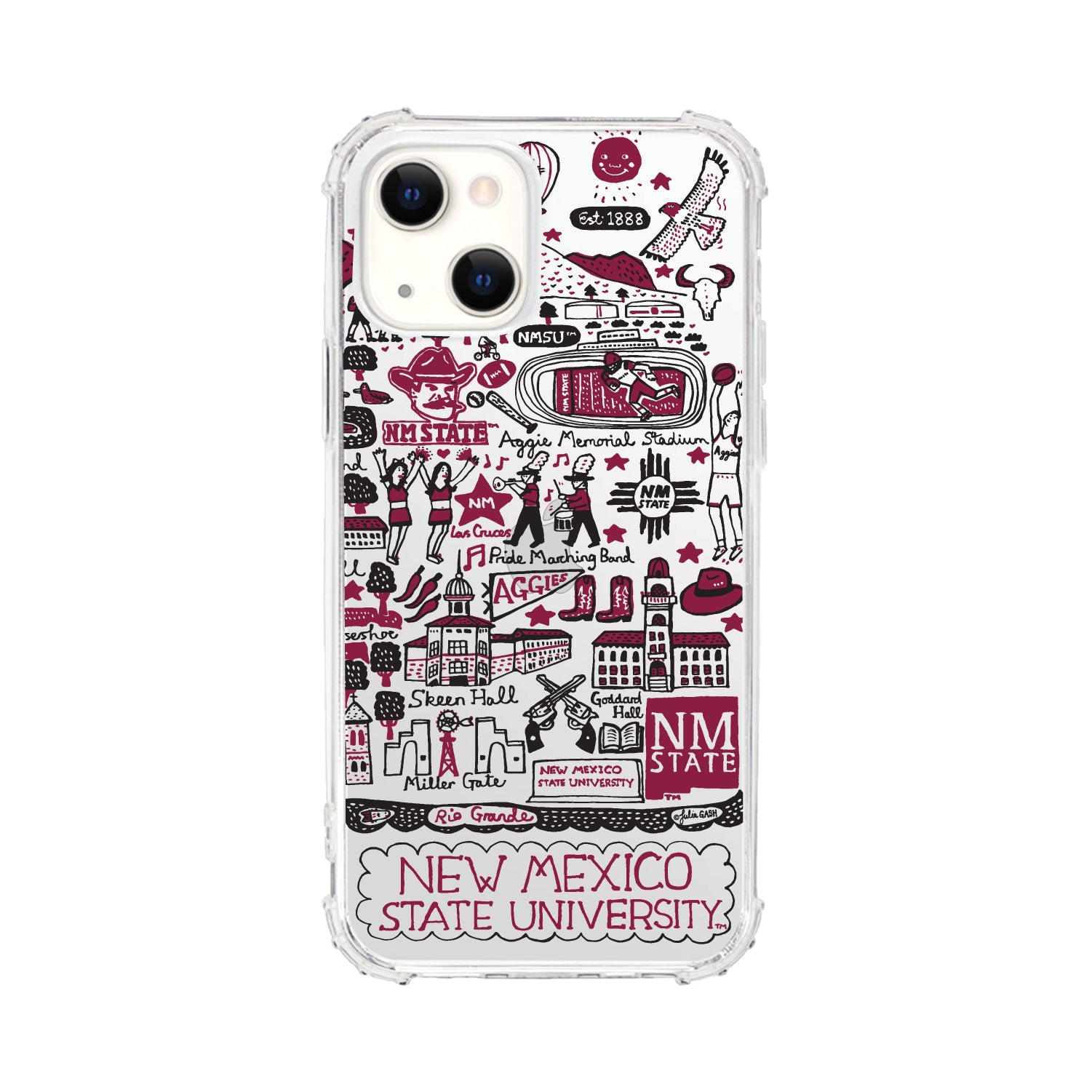 Phone Case, Tough Edge, New Mexico State University