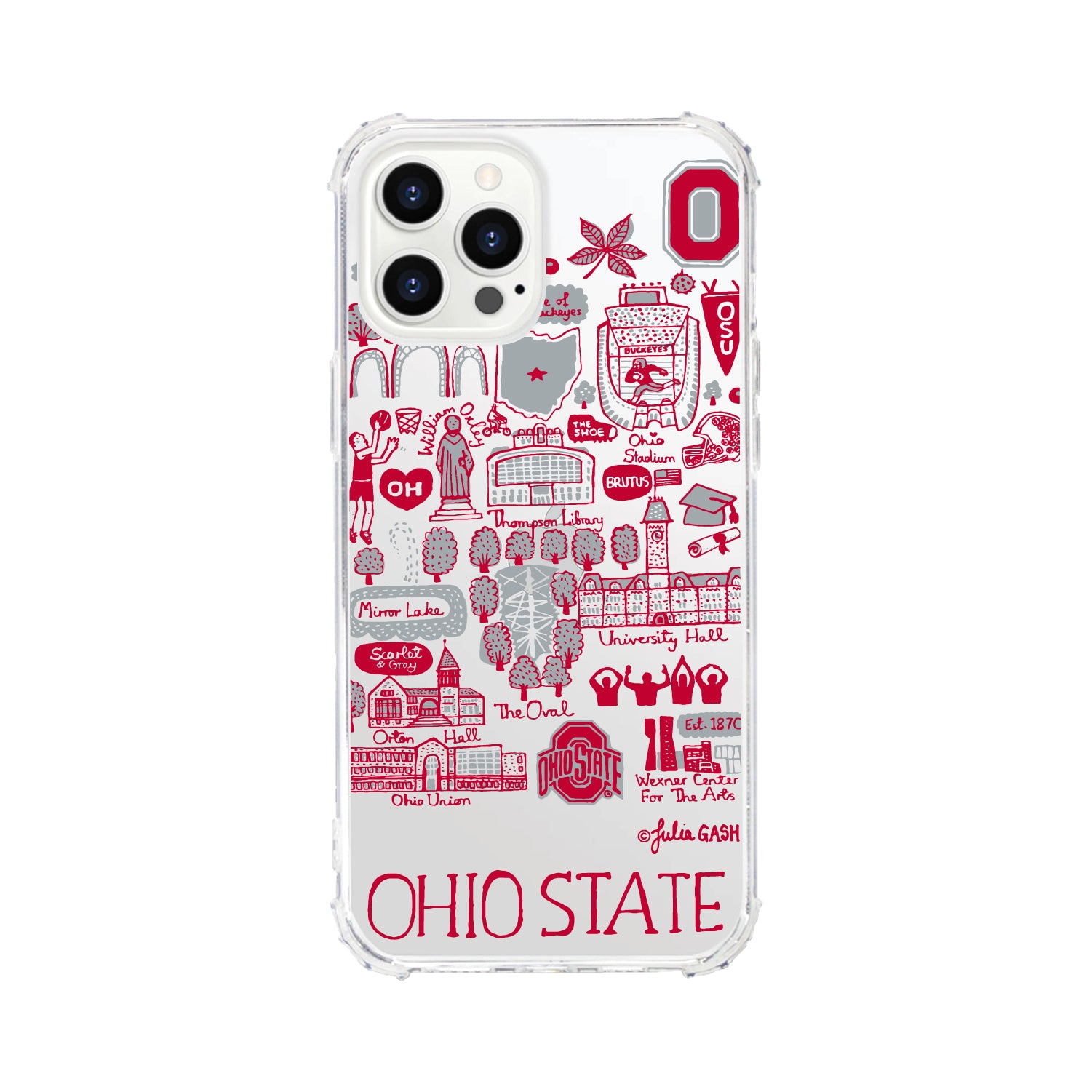 Phone Case, Tough Edge, Ohio State University