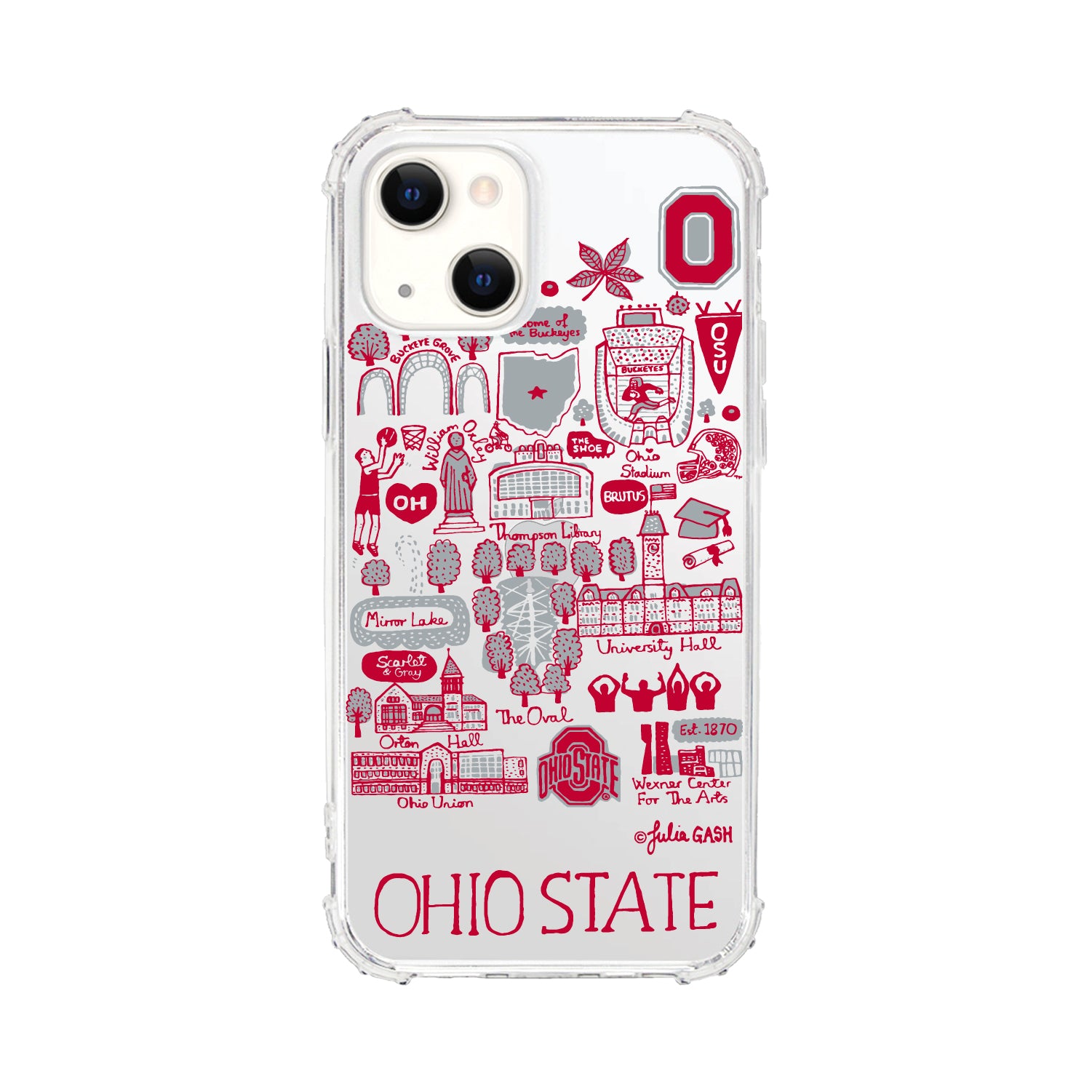 Phone Case, Tough Edge, Ohio State University