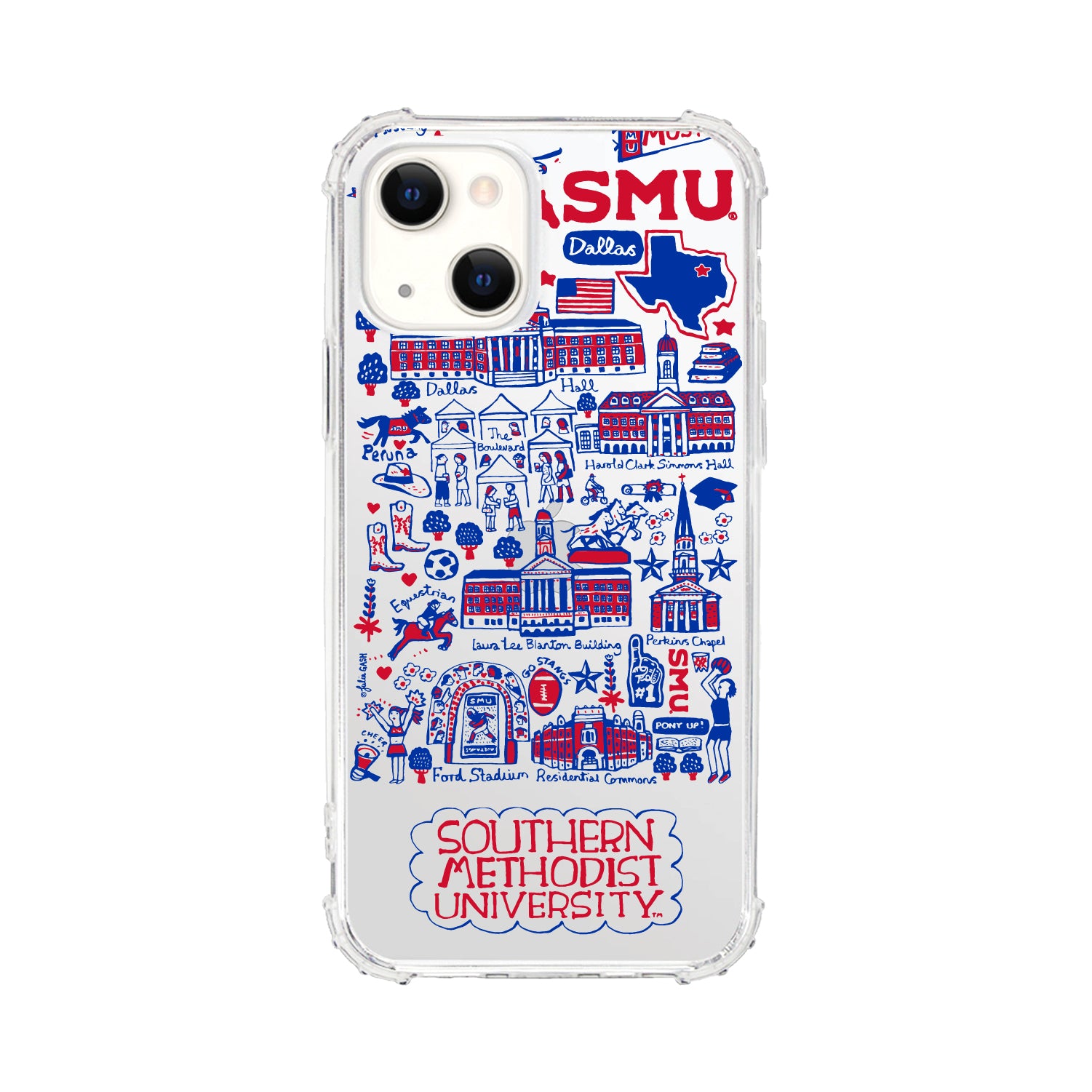 Phone Case, Tough Edge, Southern Methodist University