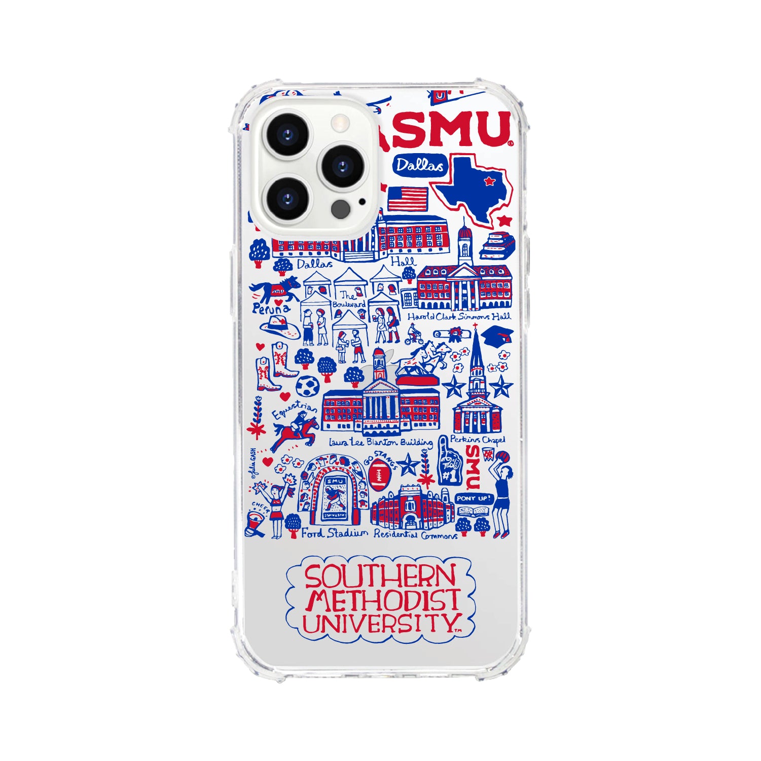 Phone Case, Tough Edge, Southern Methodist University