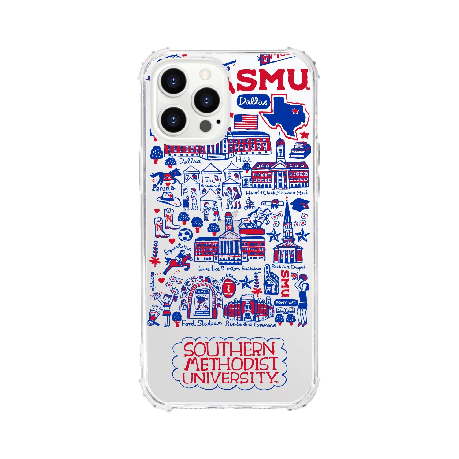 Phone Case, Tough Edge, Southern Methodist University