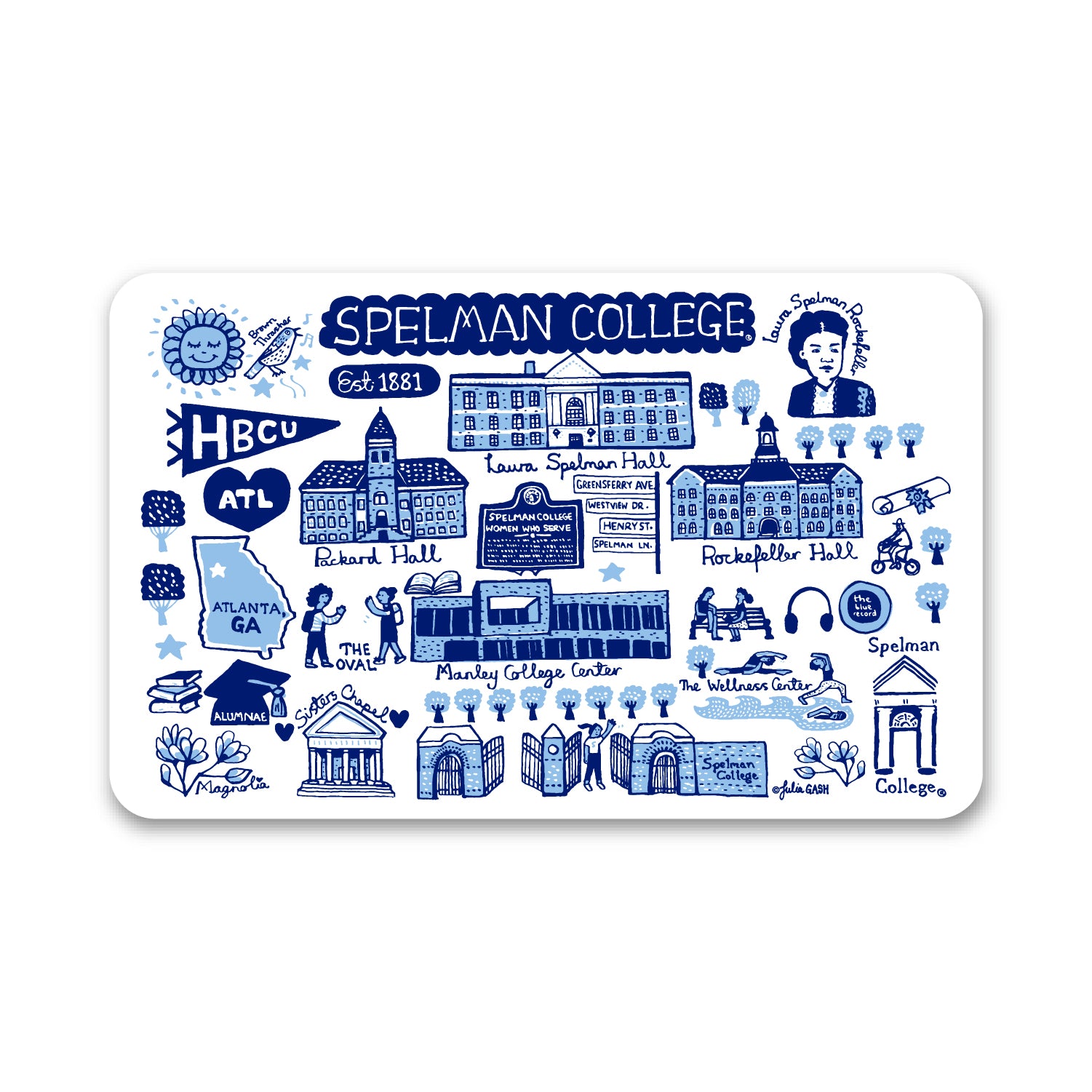 Spelman College Fabric Mouse Pad | OTM Essentials