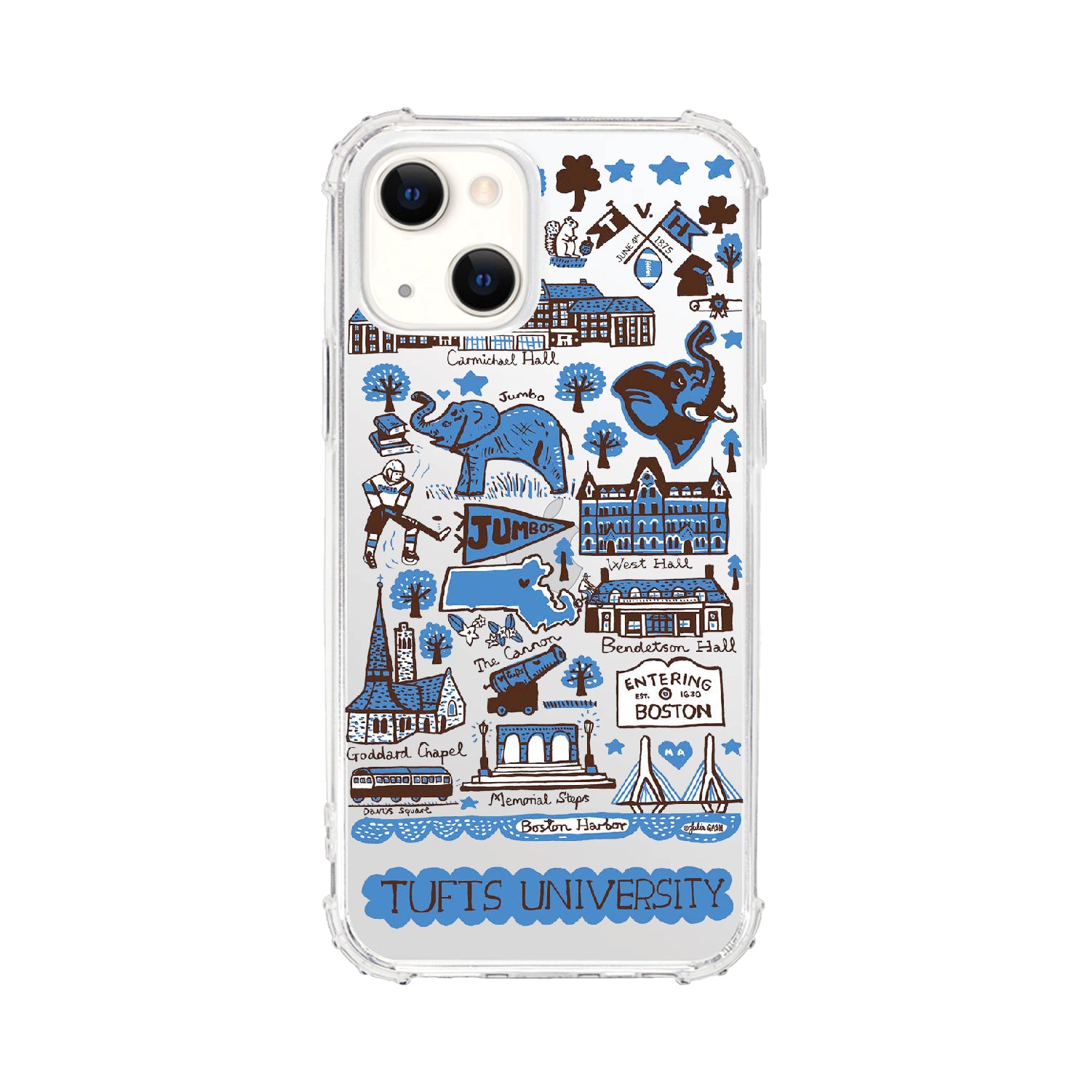 Phone Case, Tough Edge, Tufts University